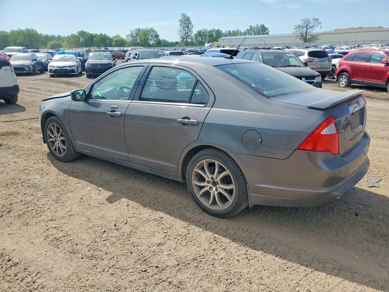 2012 Ford Fusion Sel Gray vin: 3FAHP0CG5CR297283