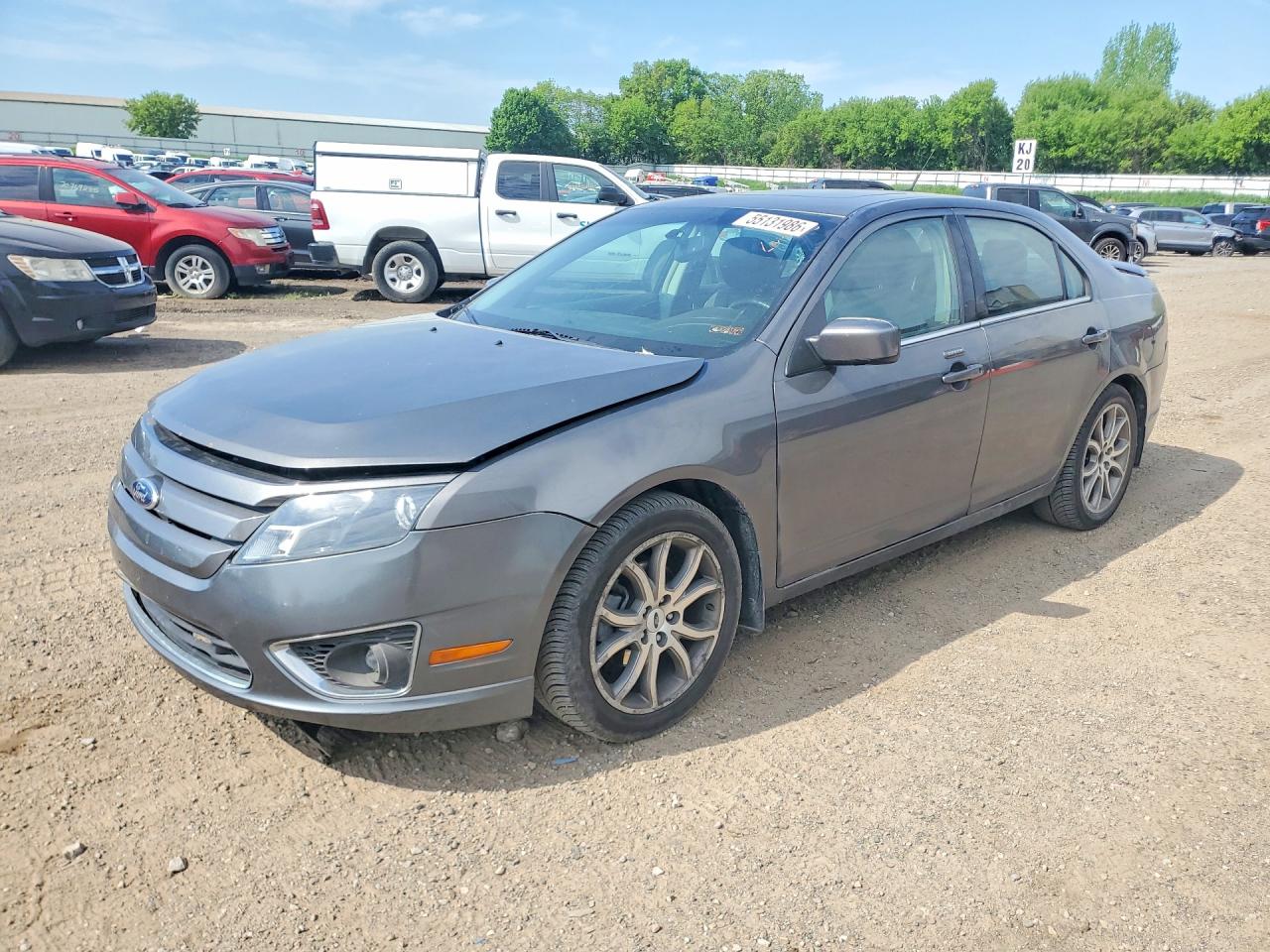2012 Ford Fusion Sel Gray vin: 3FAHP0CG5CR297283