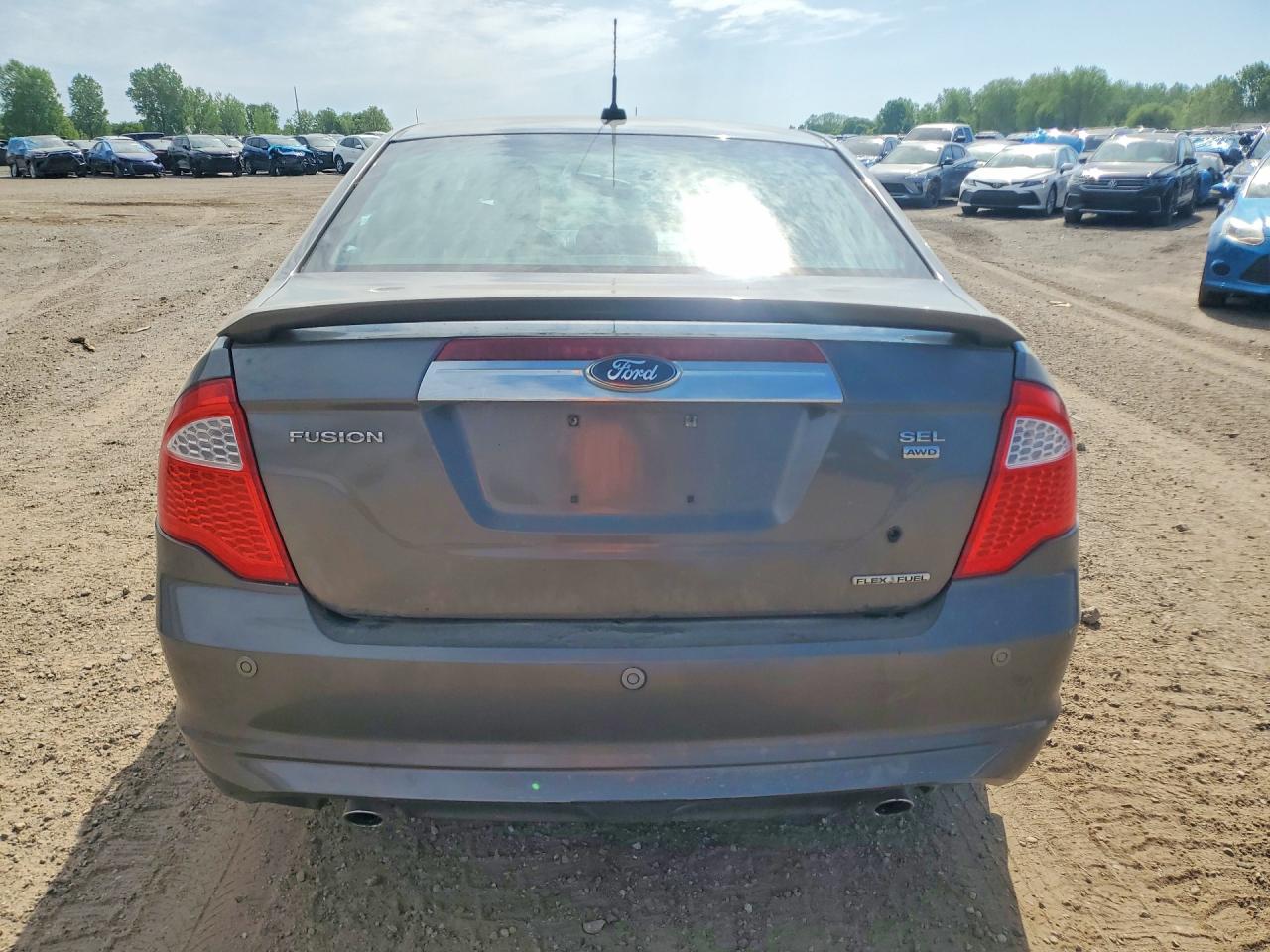 2012 Ford Fusion Sel Gray vin: 3FAHP0CG5CR297283