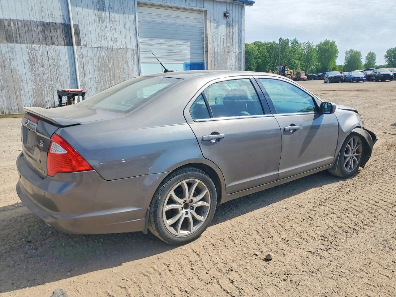 2012 Ford Fusion Sel Gray vin: 3FAHP0CG5CR297283