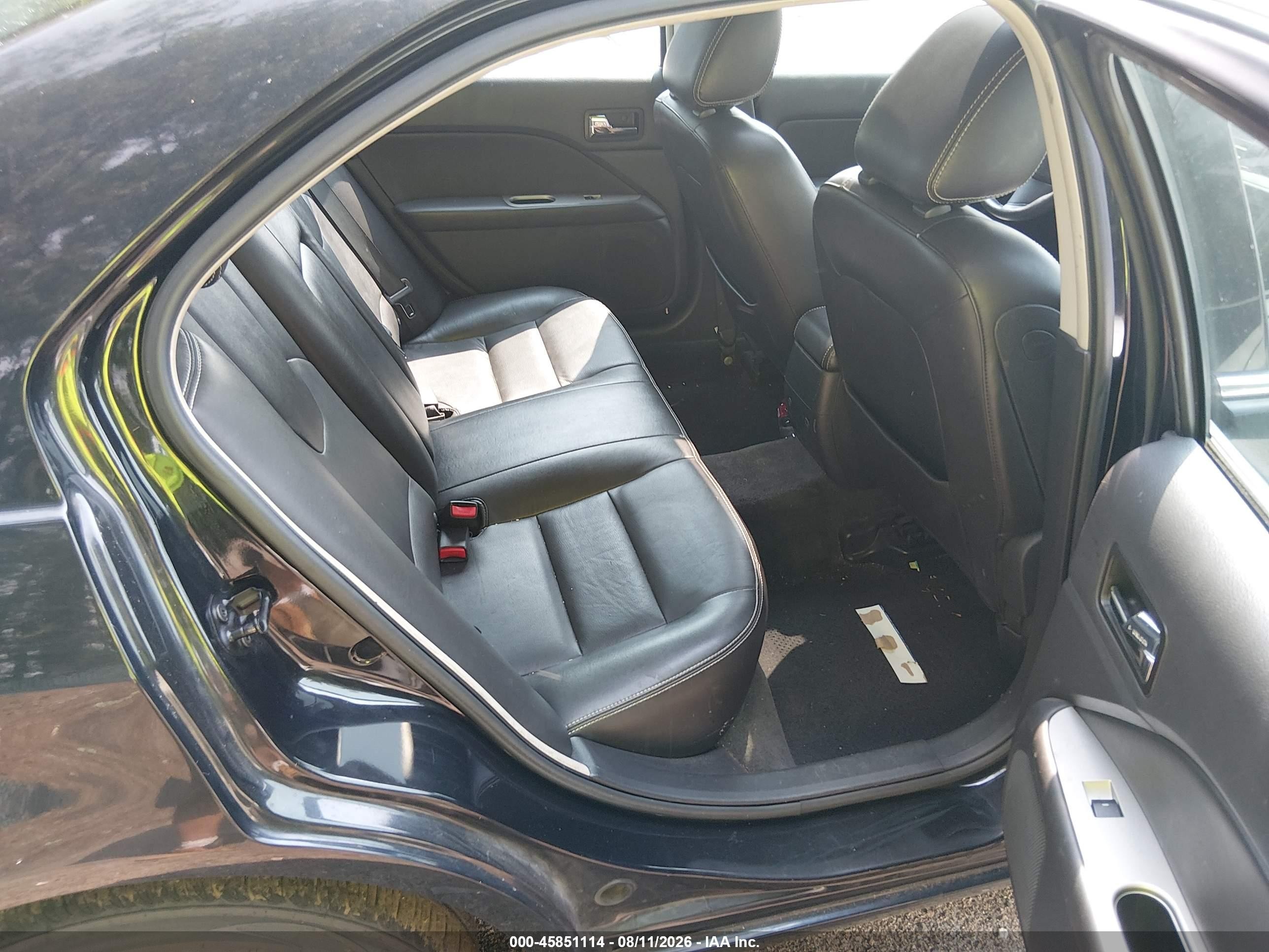 2010 Ford Fusion Sel Черный vin: 3FAHP0CG6AR167896