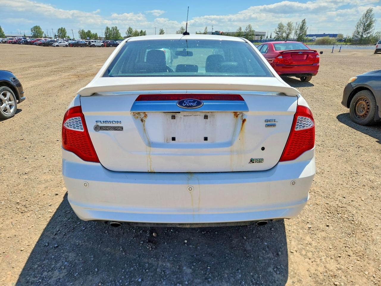 2010 Ford Fusion Sel White vin: 3FAHP0CG7AR245909