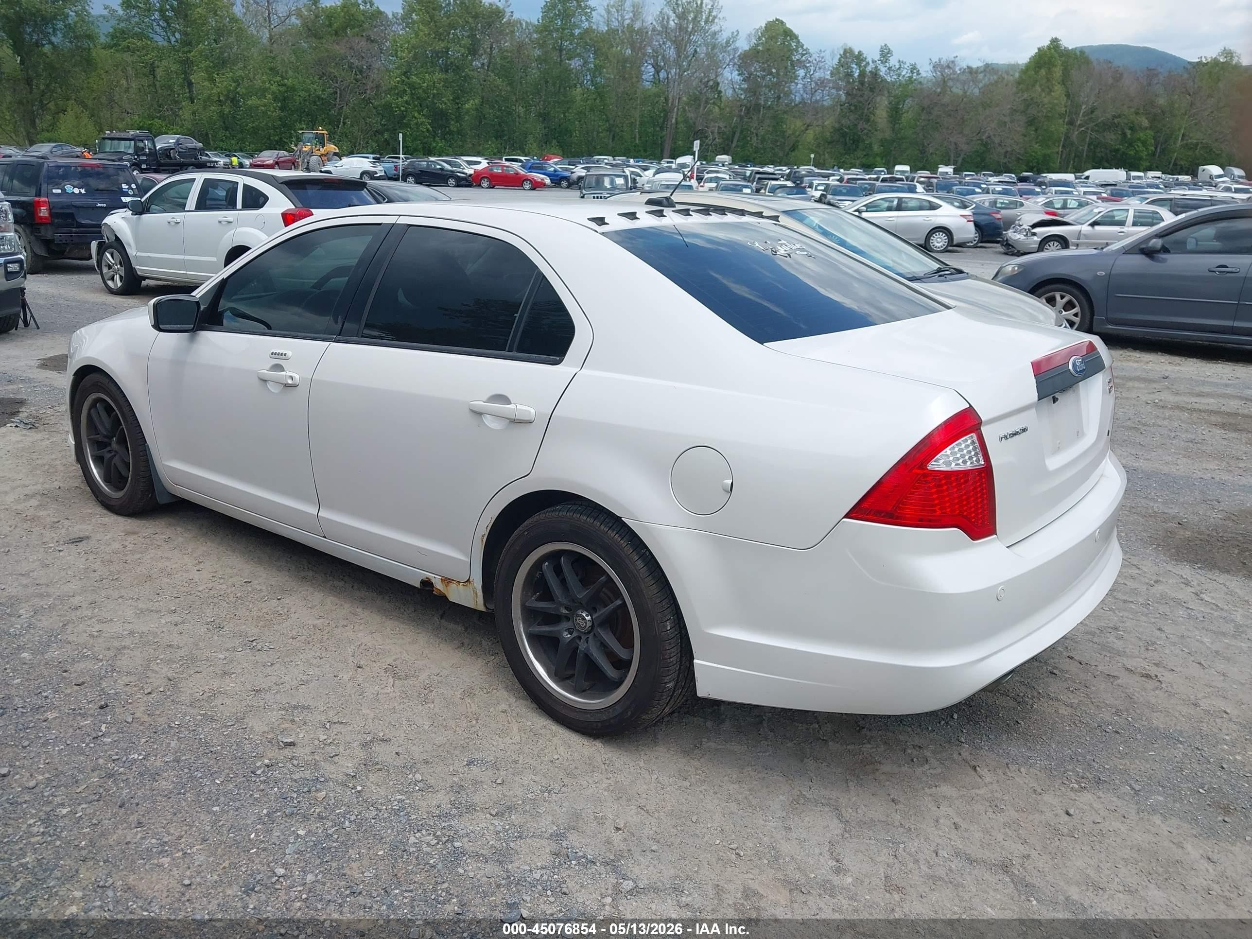 2010 Ford Fusion Sel White vin: 3FAHP0CG7AR336632