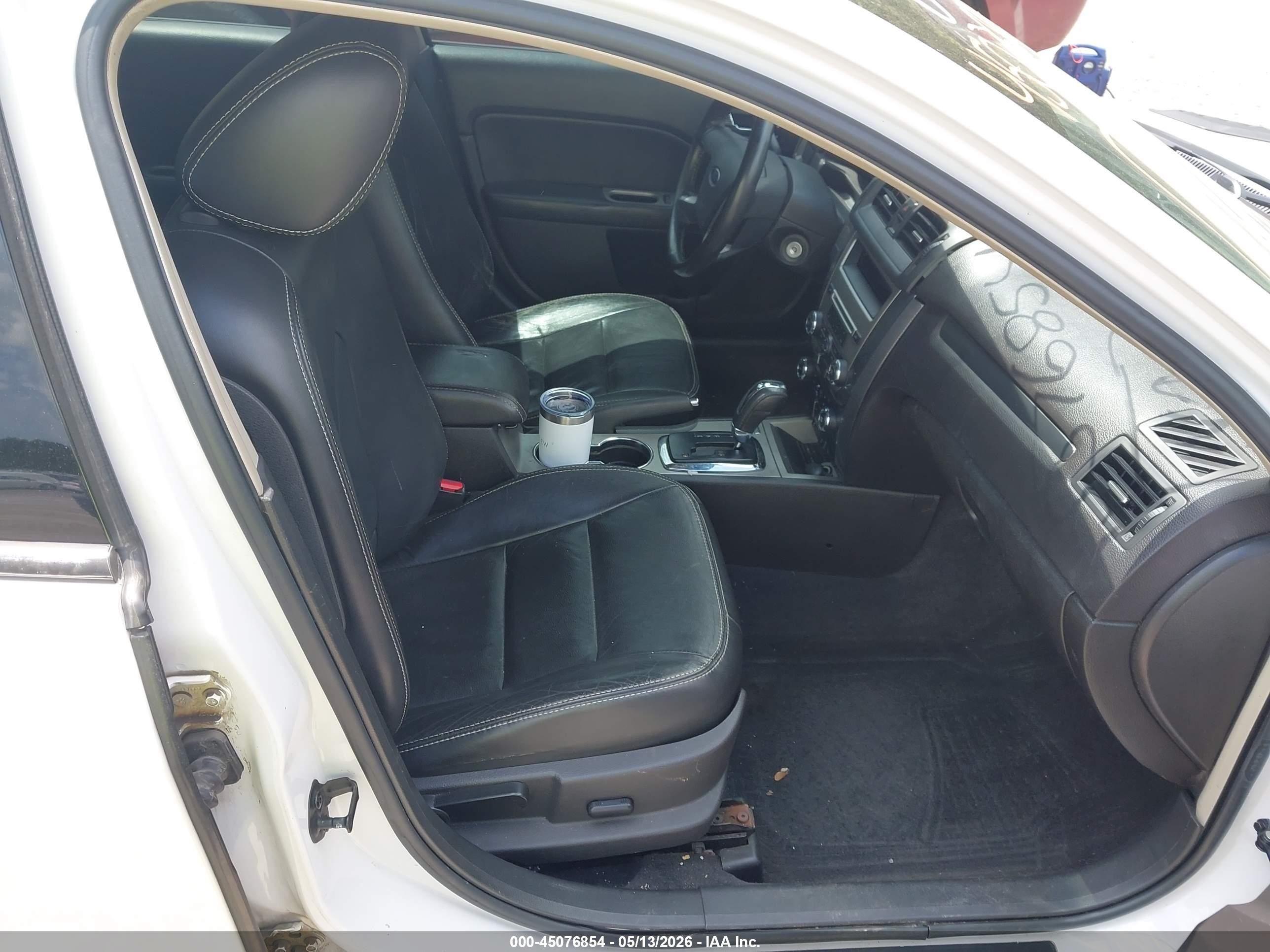 2010 Ford Fusion Sel White vin: 3FAHP0CG7AR336632