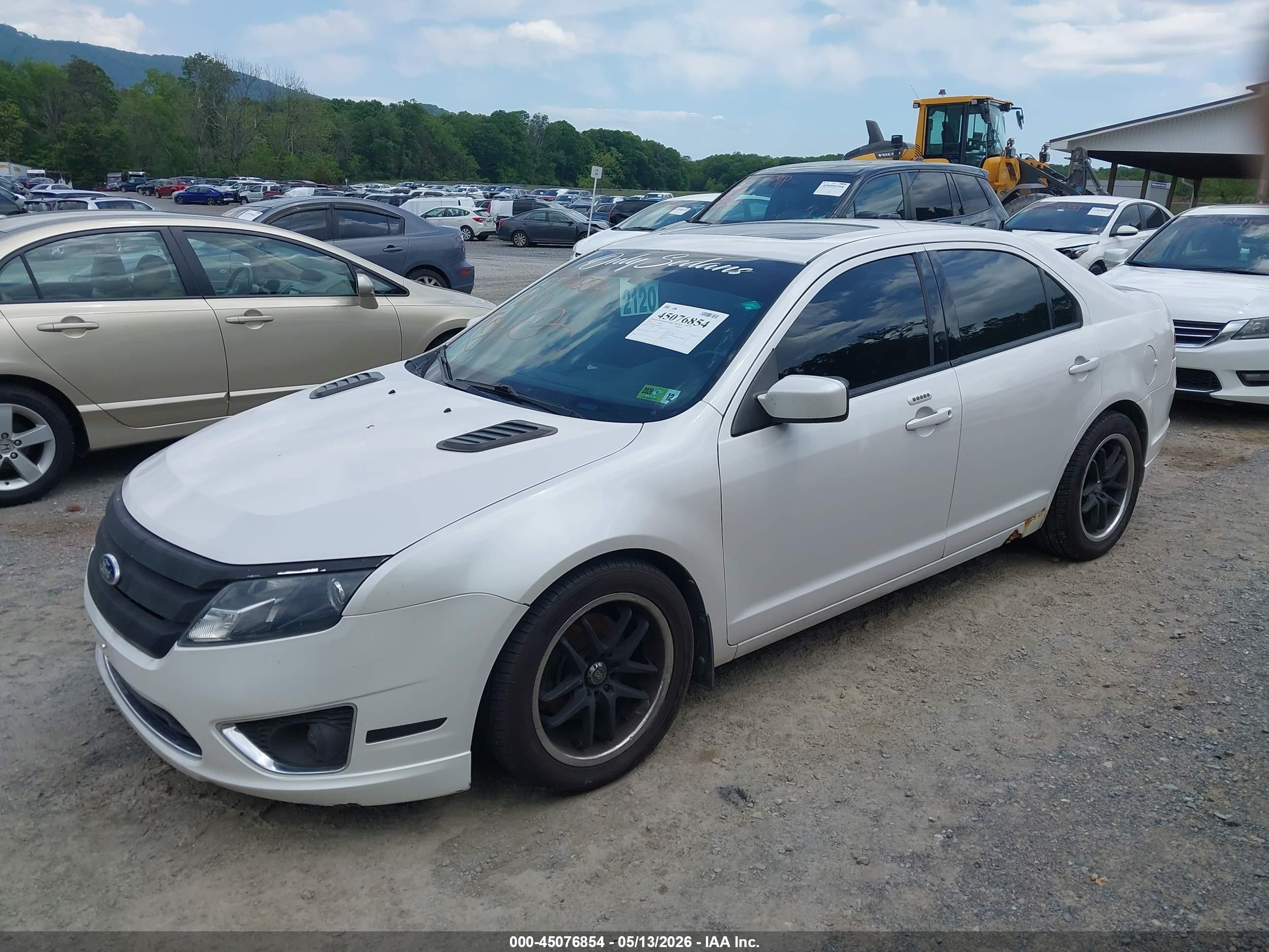 2010 Ford Fusion Sel White vin: 3FAHP0CG7AR336632