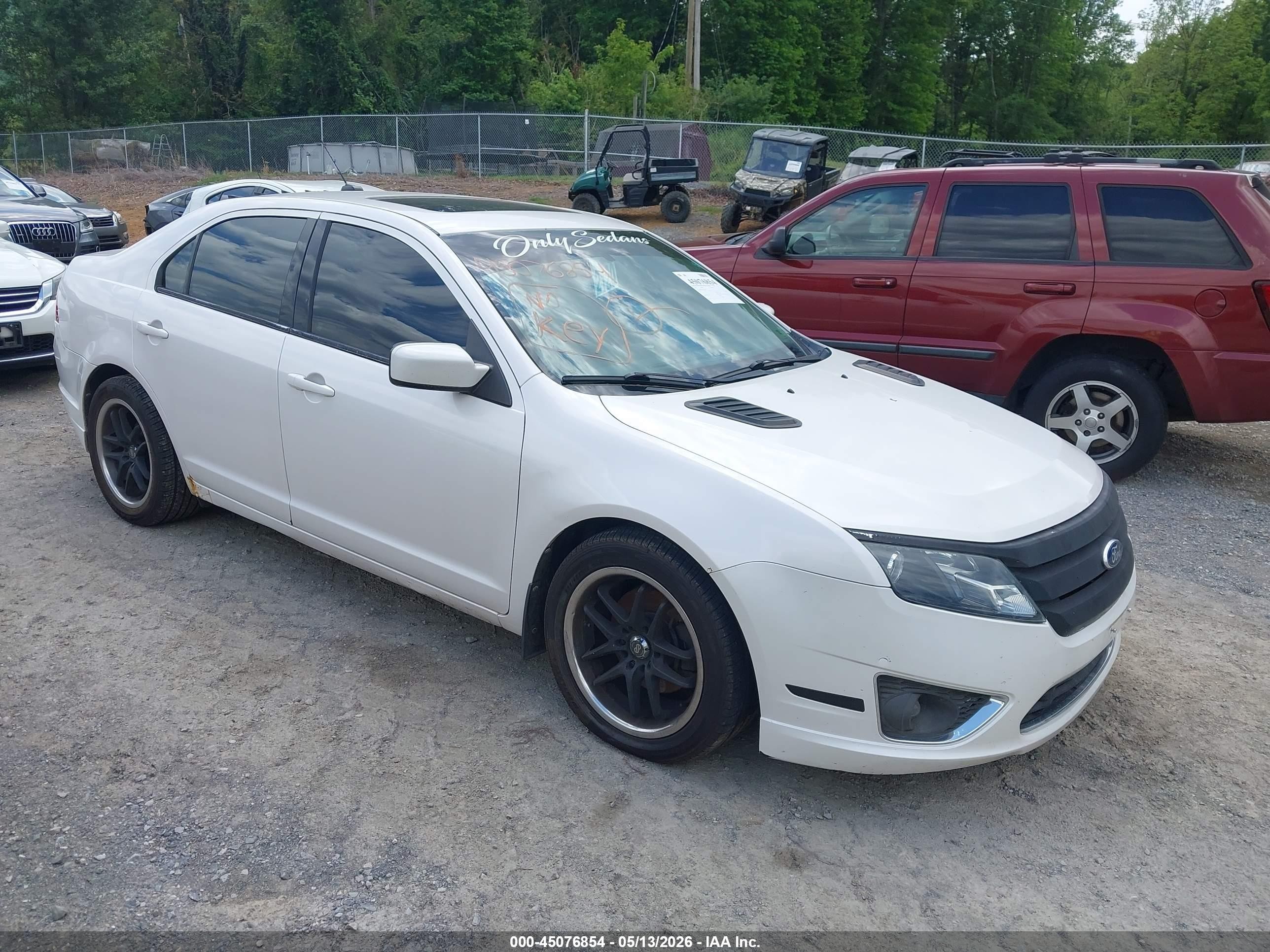 2010 Ford Fusion Sel White vin: 3FAHP0CG7AR336632