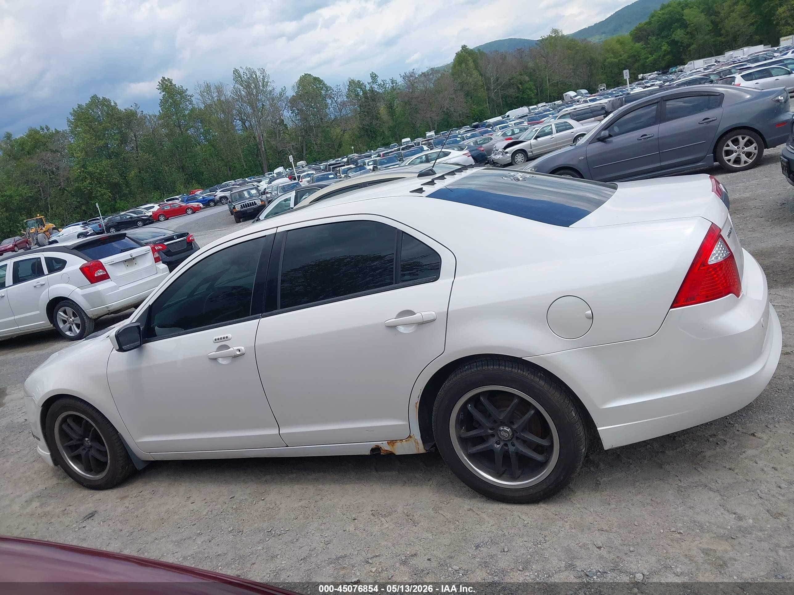 2010 Ford Fusion Sel White vin: 3FAHP0CG7AR336632