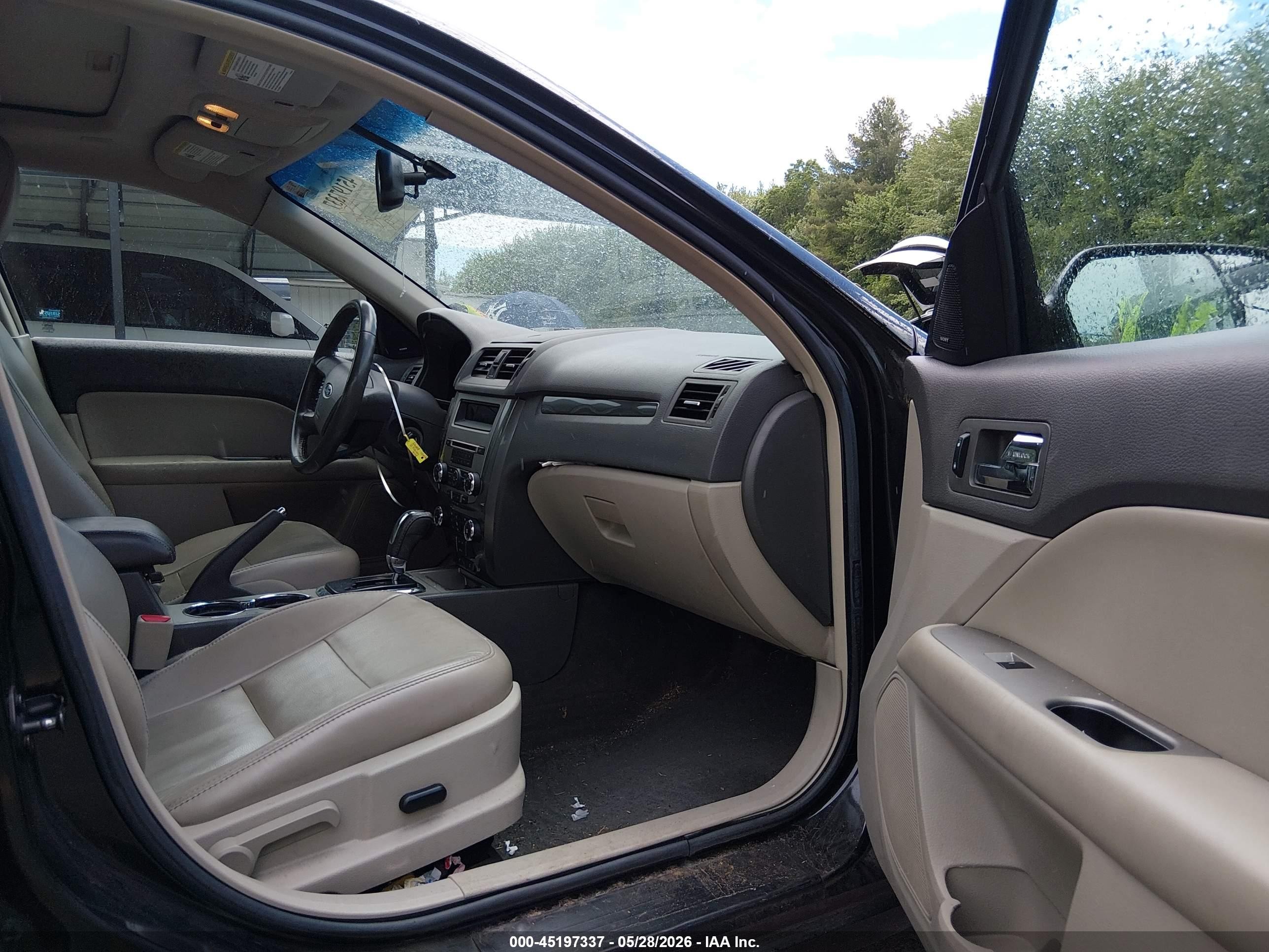 2010 Ford Fusion Sel Black vin: 3FAHP0CG7AR342012