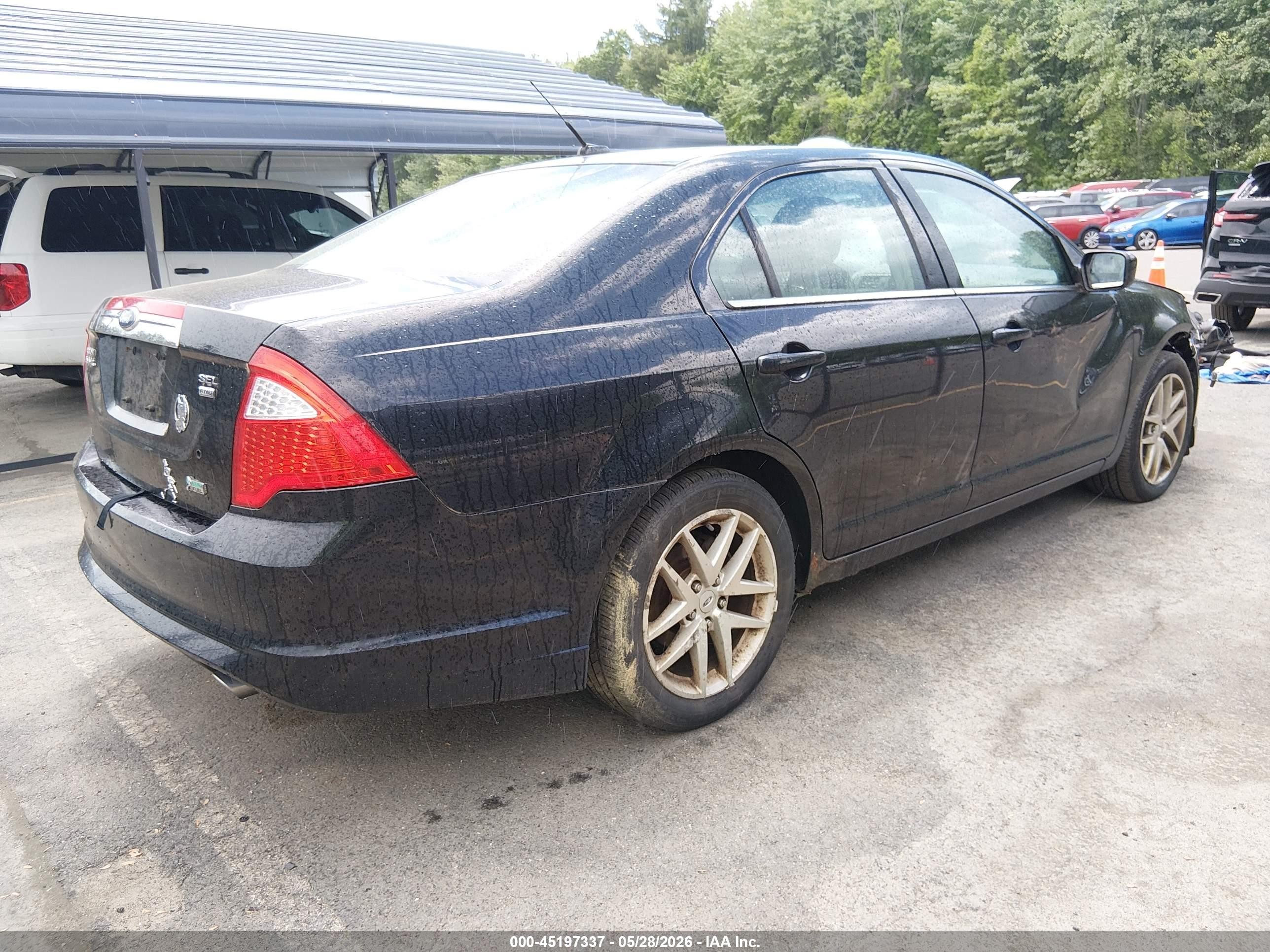 2010 Ford Fusion Sel Black vin: 3FAHP0CG7AR342012