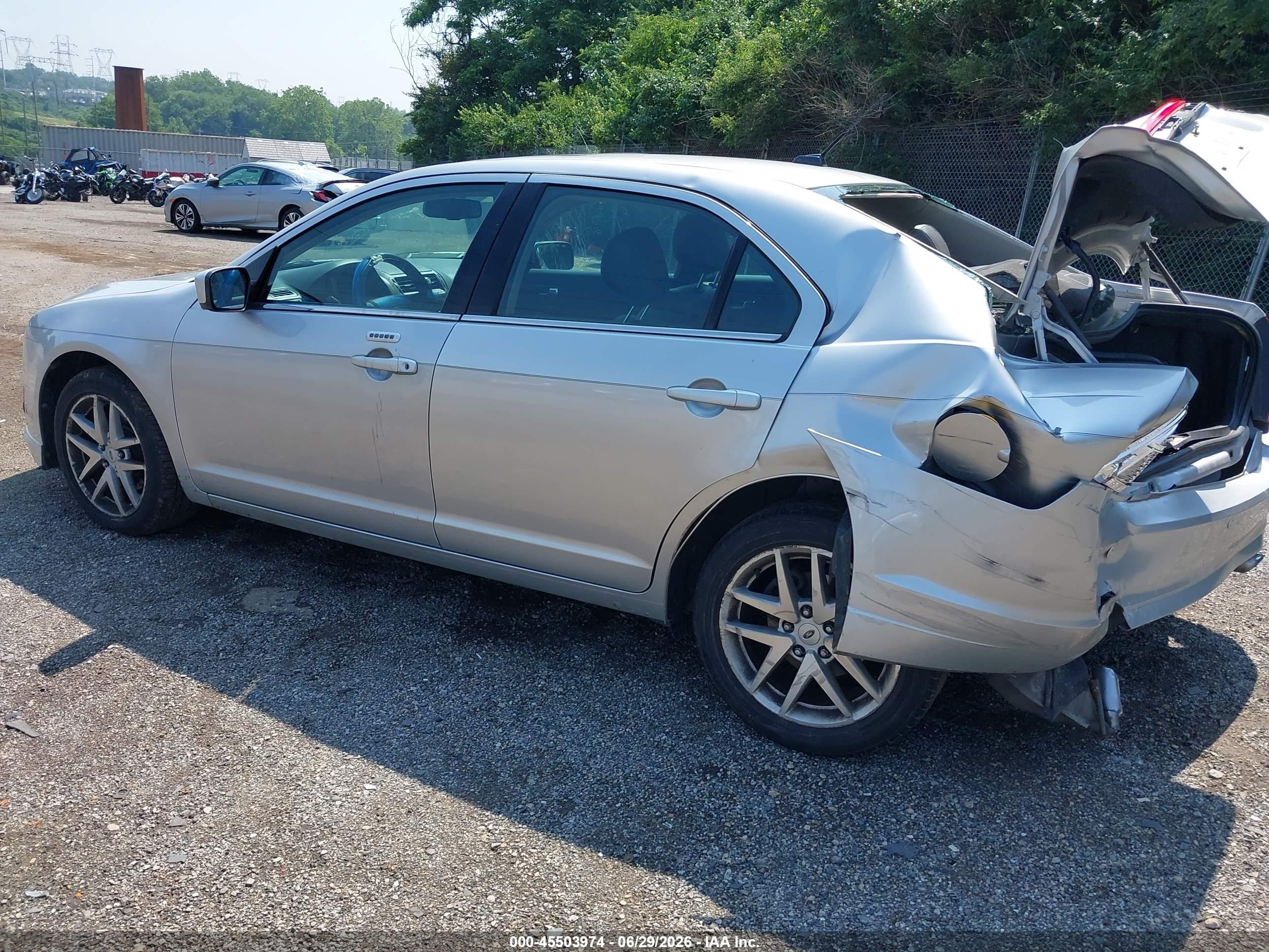 2011 Ford Fusion Sel Silver vin: 3FAHP0CG7BR336258