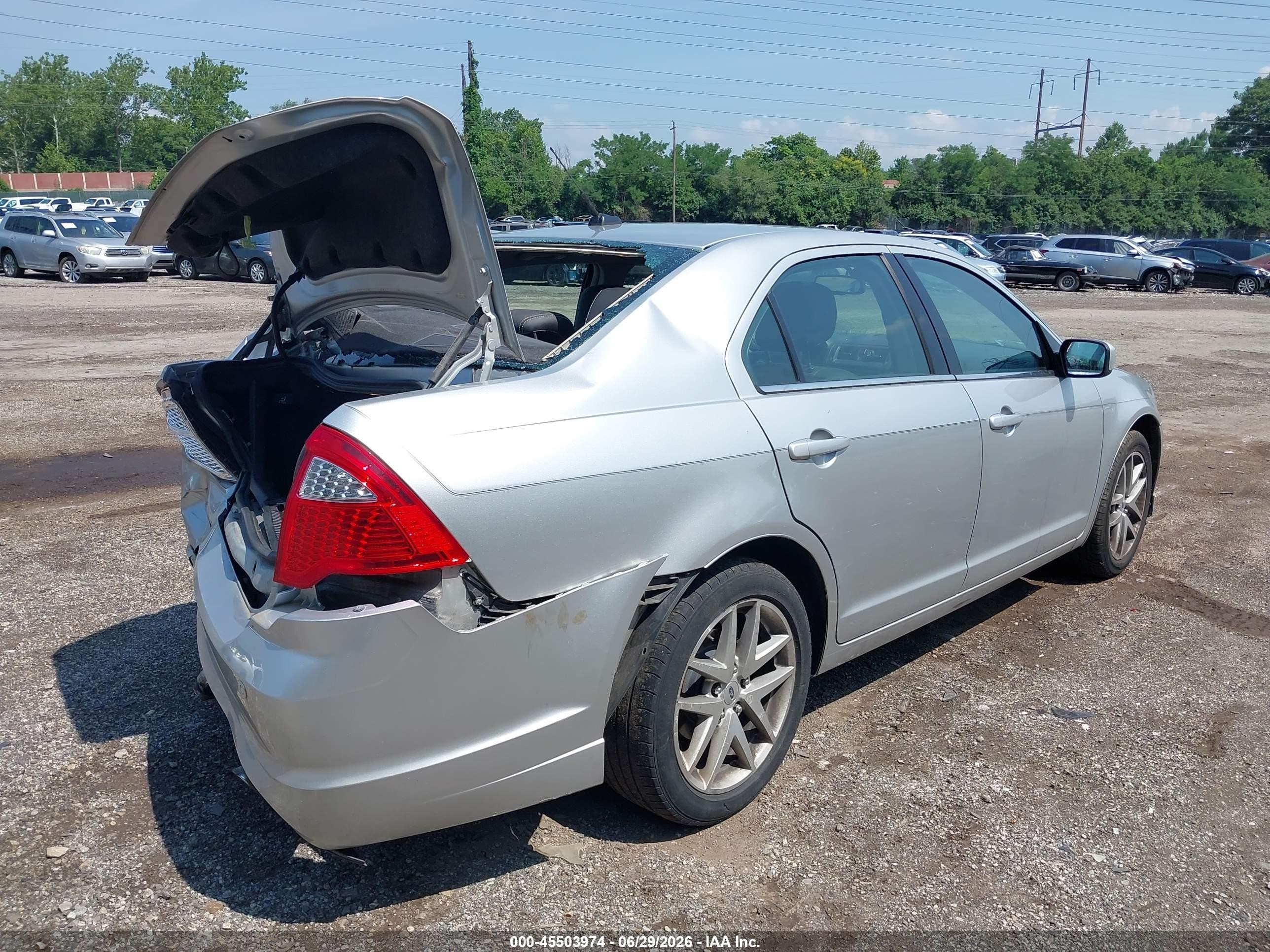 2011 Ford Fusion Sel Silver vin: 3FAHP0CG7BR336258