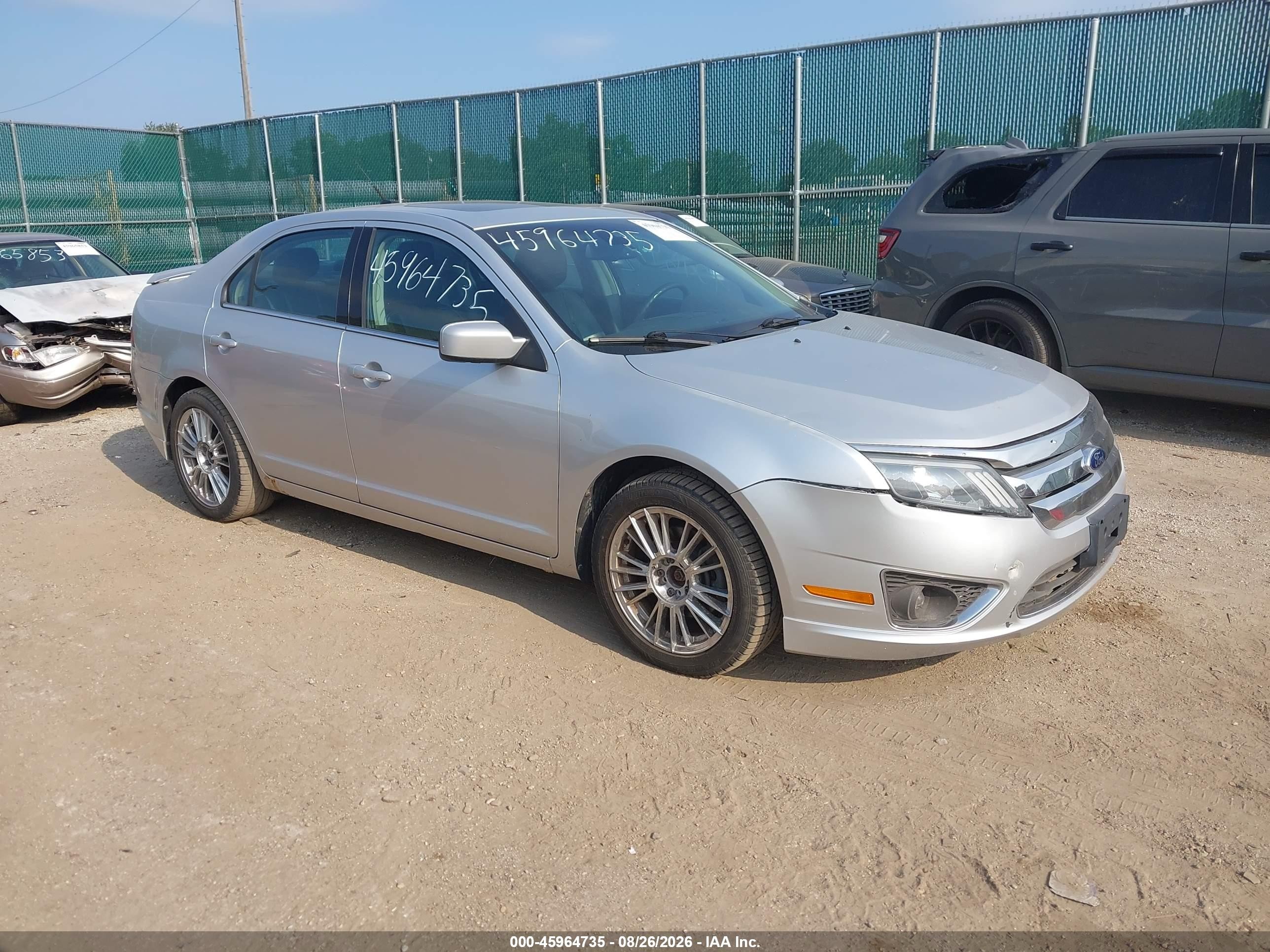 2012 Ford Fusion Sel Silver vin: 3FAHP0CG7CR251325