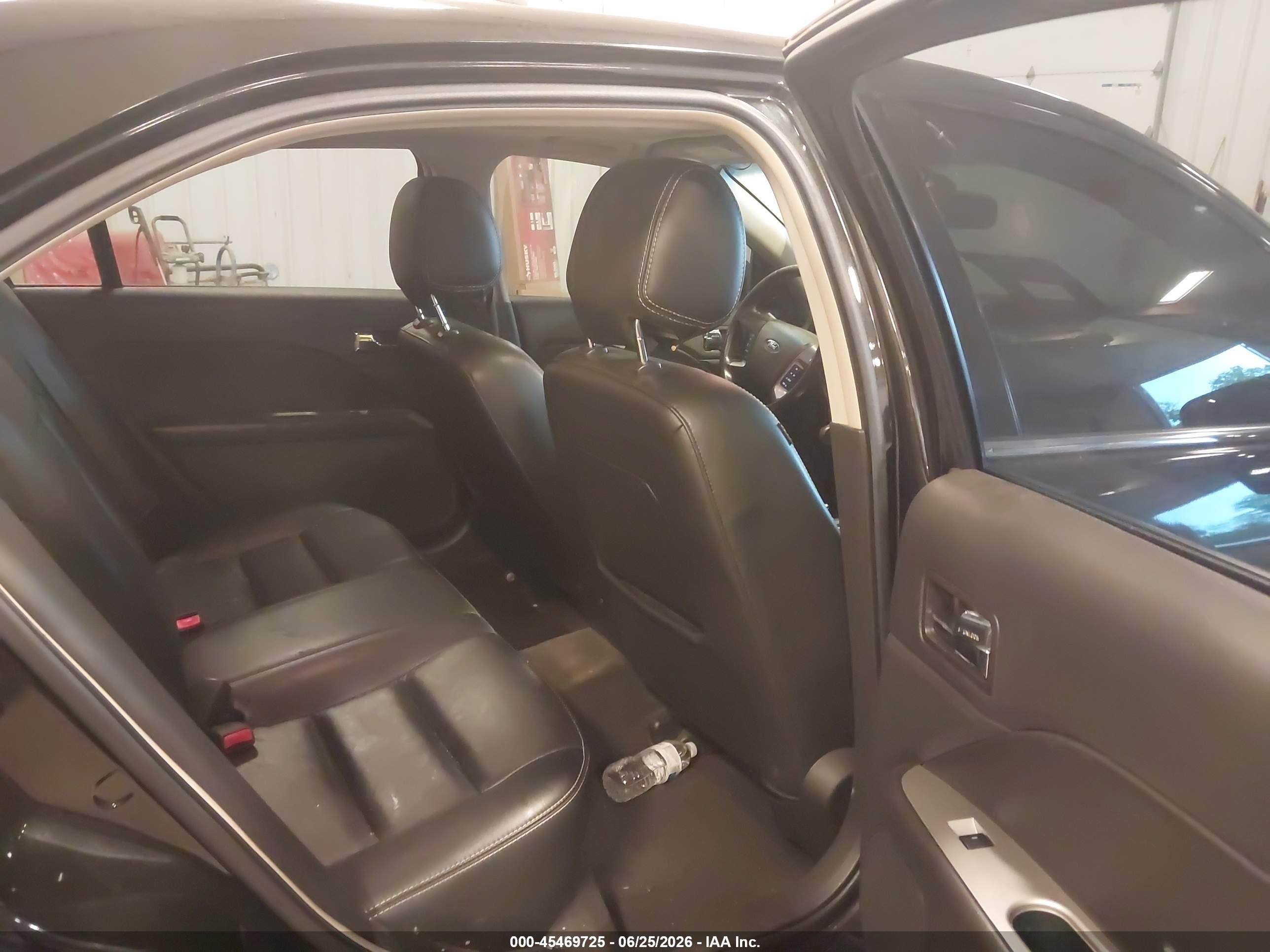 2012 Ford Fusion Sel Черный vin: 3FAHP0CG8CR306770
