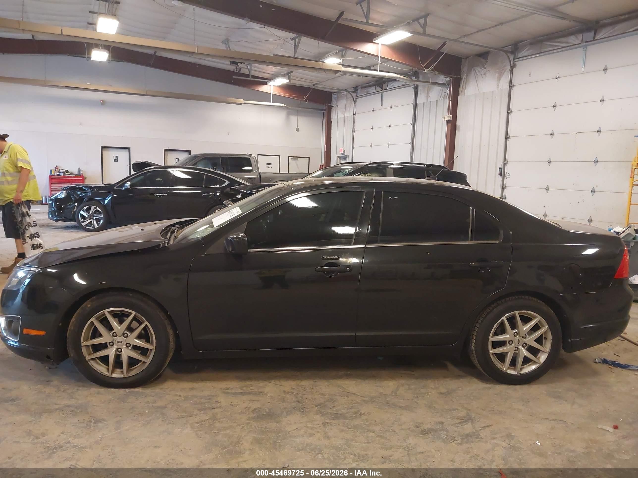 2012 Ford Fusion Sel Черный vin: 3FAHP0CG8CR306770