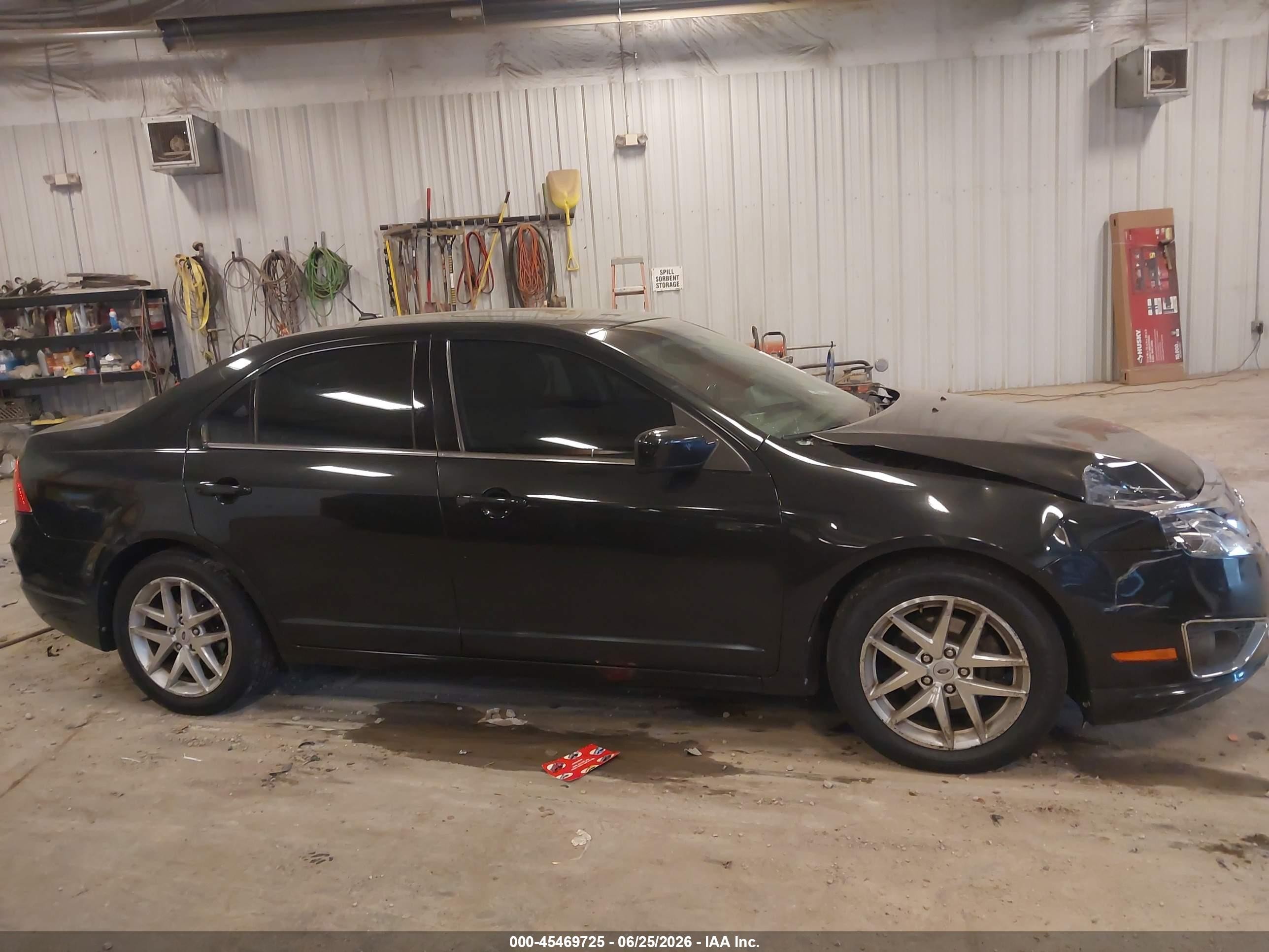 2012 Ford Fusion Sel Черный vin: 3FAHP0CG8CR306770