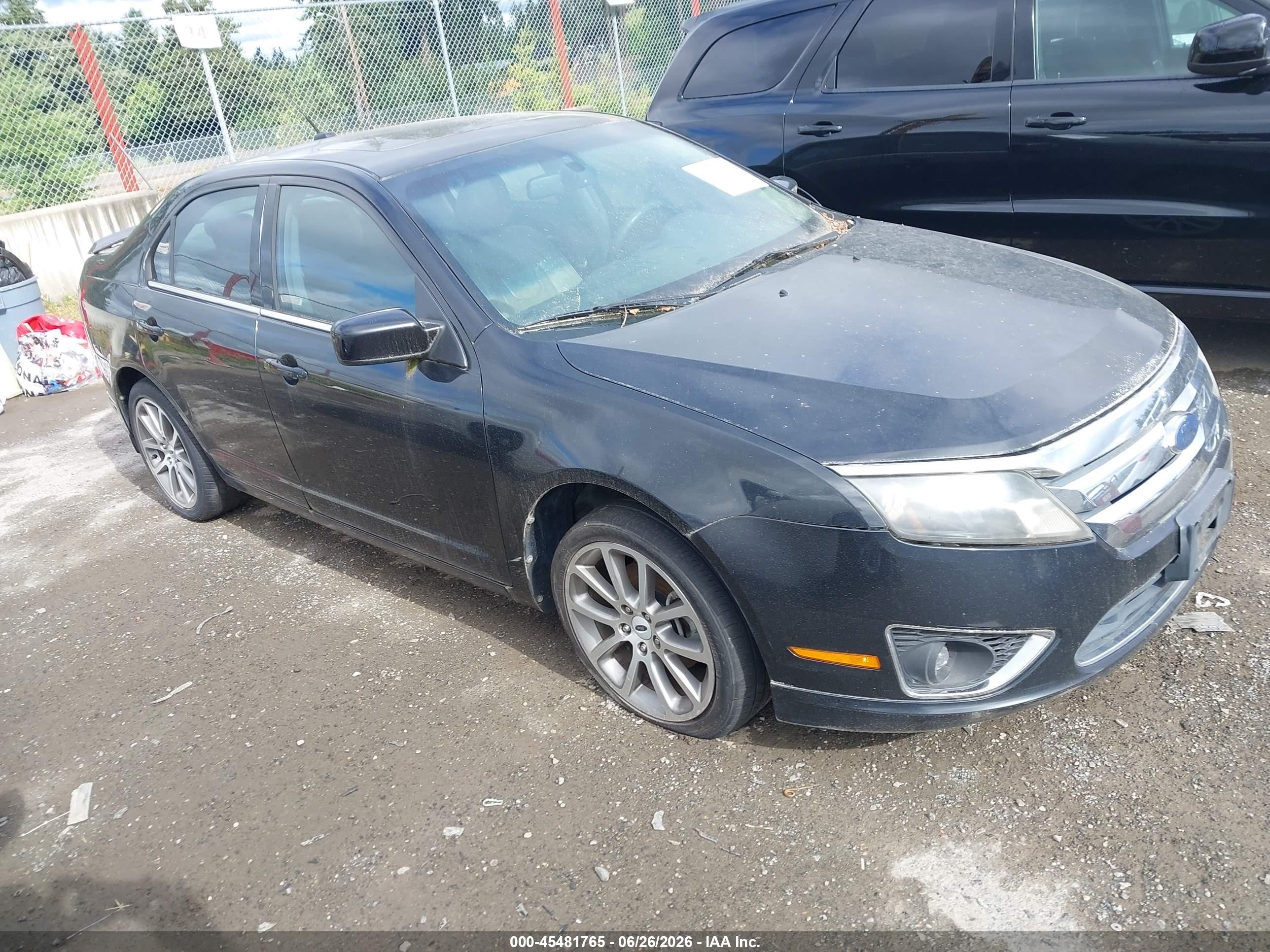2010 Ford Fusion Sel Black vin: 3FAHP0CG9AR165186