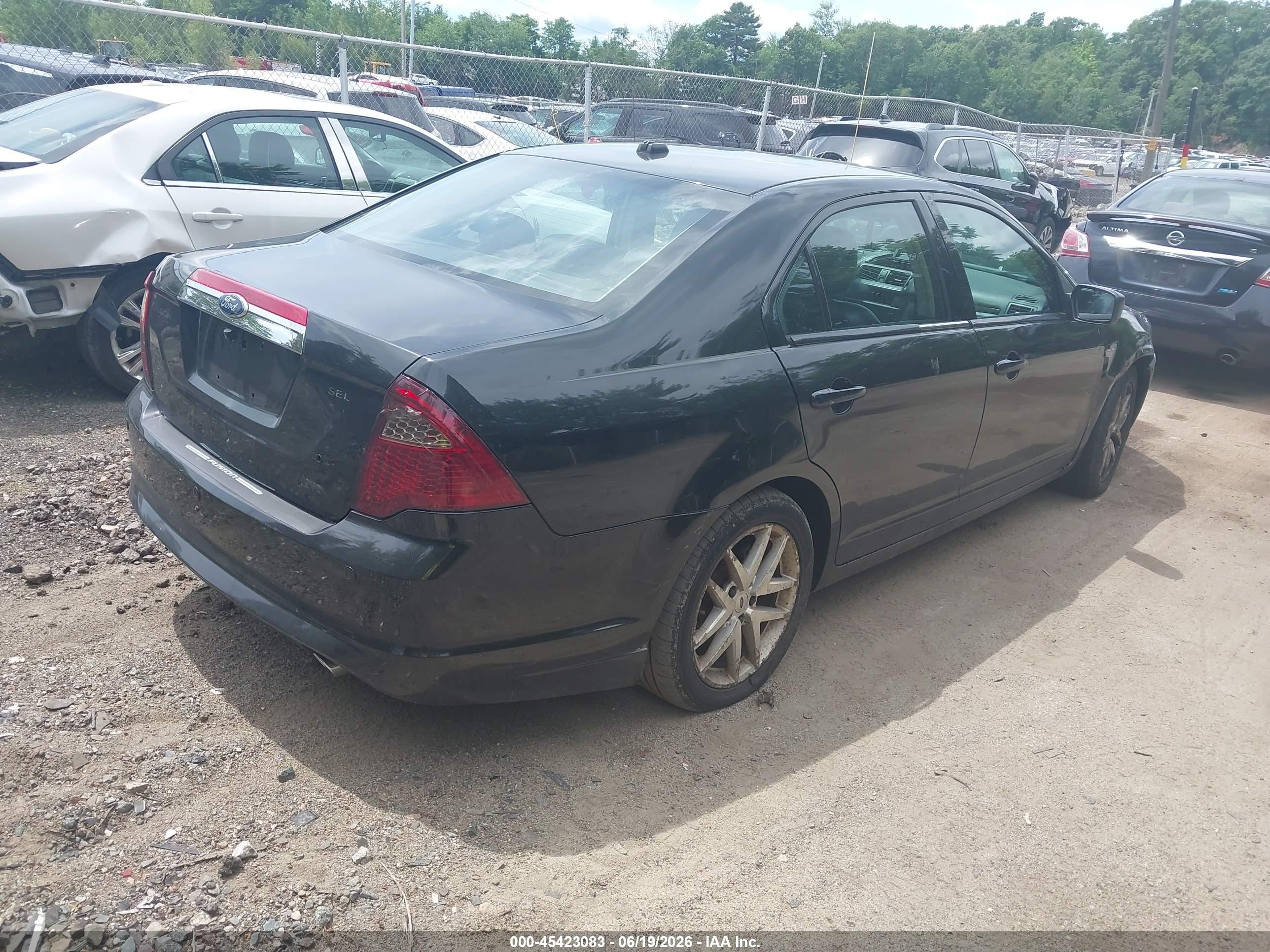 2010 Ford Fusion Sel Black vin: 3FAHP0CG9AR261688