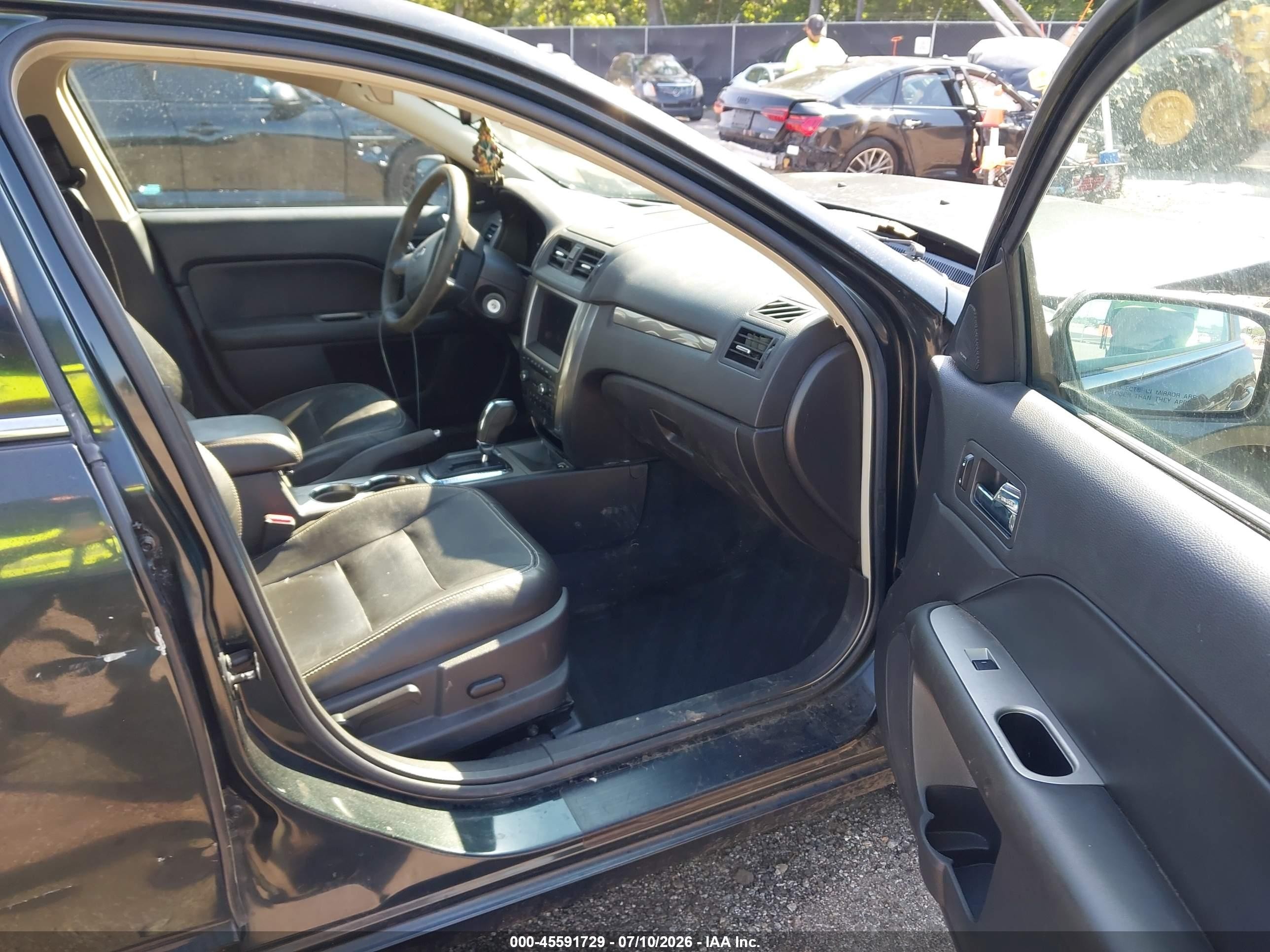 2010 Ford Fusion Sel Black vin: 3FAHP0CG9AR282282