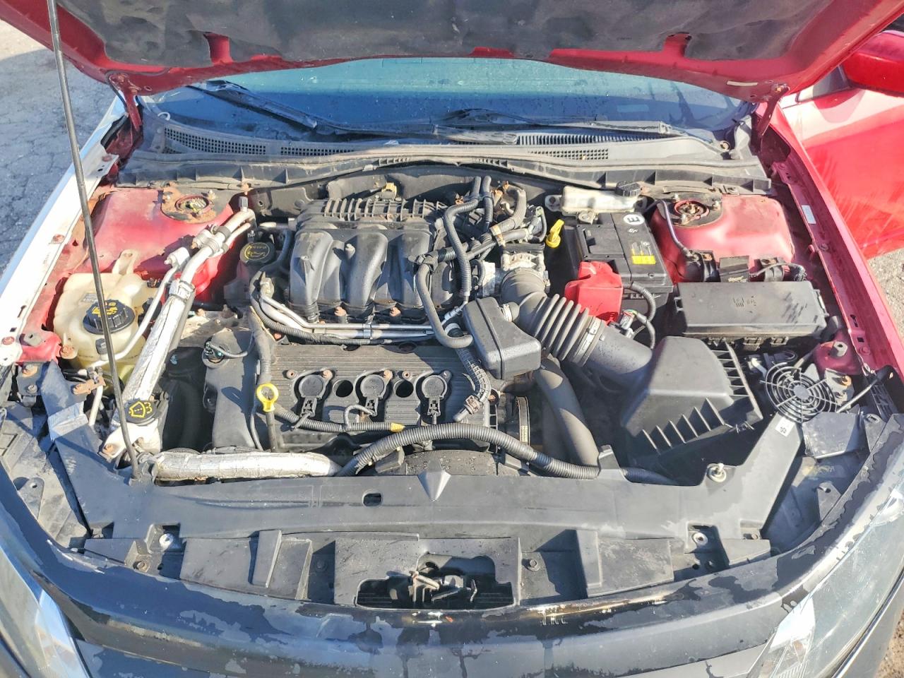 2012 Ford Fusion Sel Red vin: 3FAHP0CG9CR278221