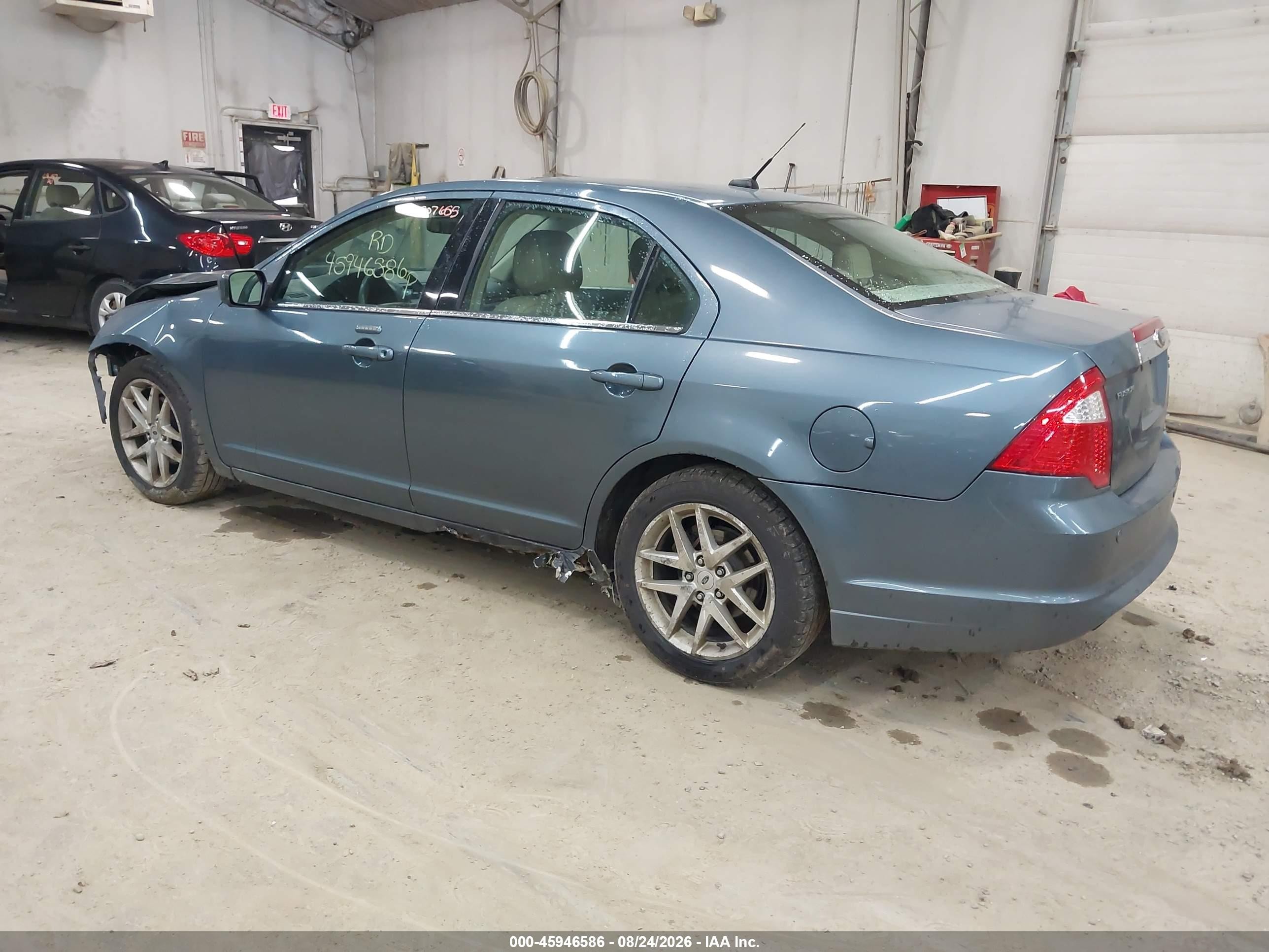 2012 Ford Fusion Sel Blue vin: 3FAHP0CG9CR319334