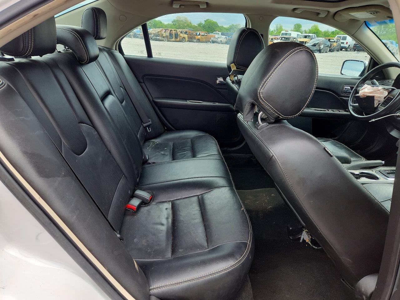 2012 Ford Fusion Sel White vin: 3FAHP0CGXCR390980