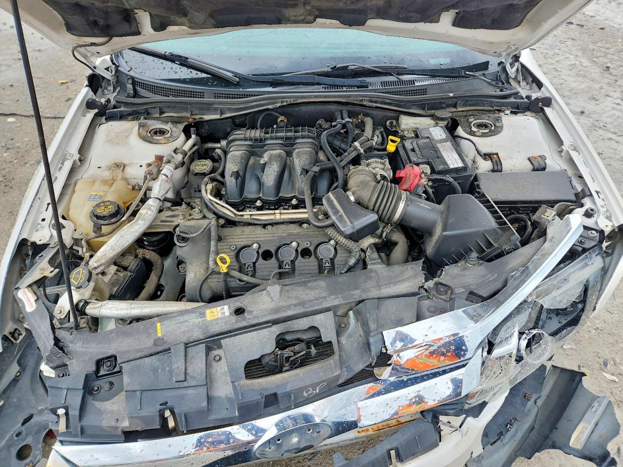 2012 Ford Fusion Sel White vin: 3FAHP0CGXCR390980
