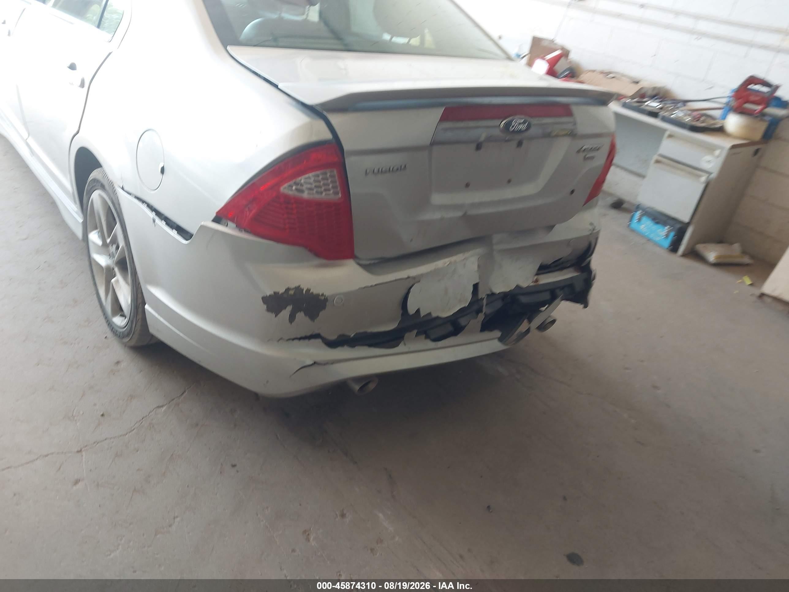 2012 Ford Fusion Sport Silver vin: 3FAHP0DC0CR165592