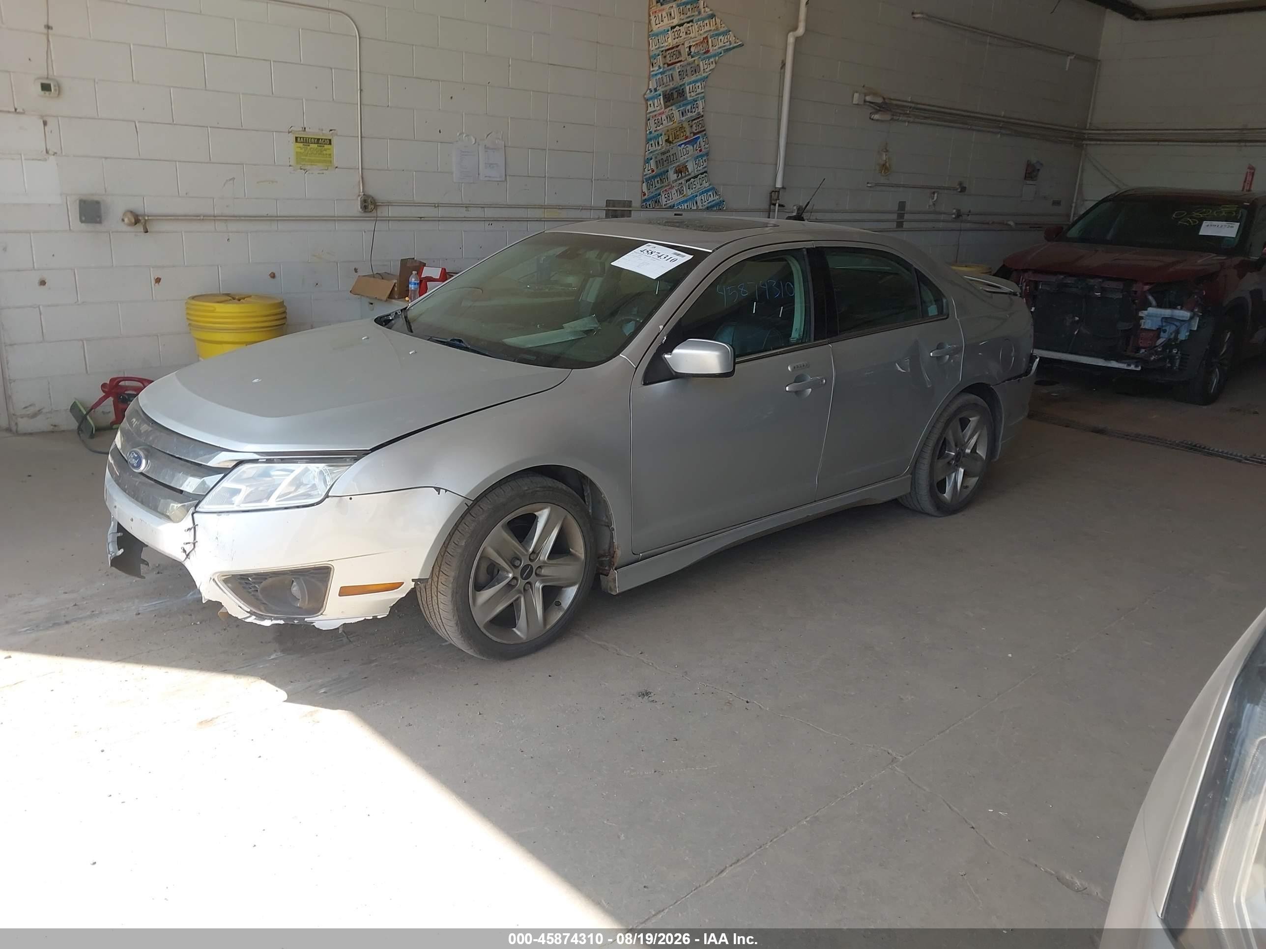 2012 Ford Fusion Sport Silver vin: 3FAHP0DC0CR165592