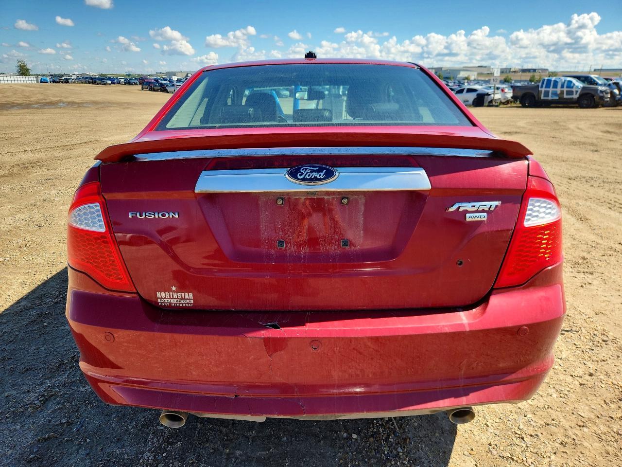 2010 Ford Fusion Sport Red vin: 3FAHP0DC1AR170815