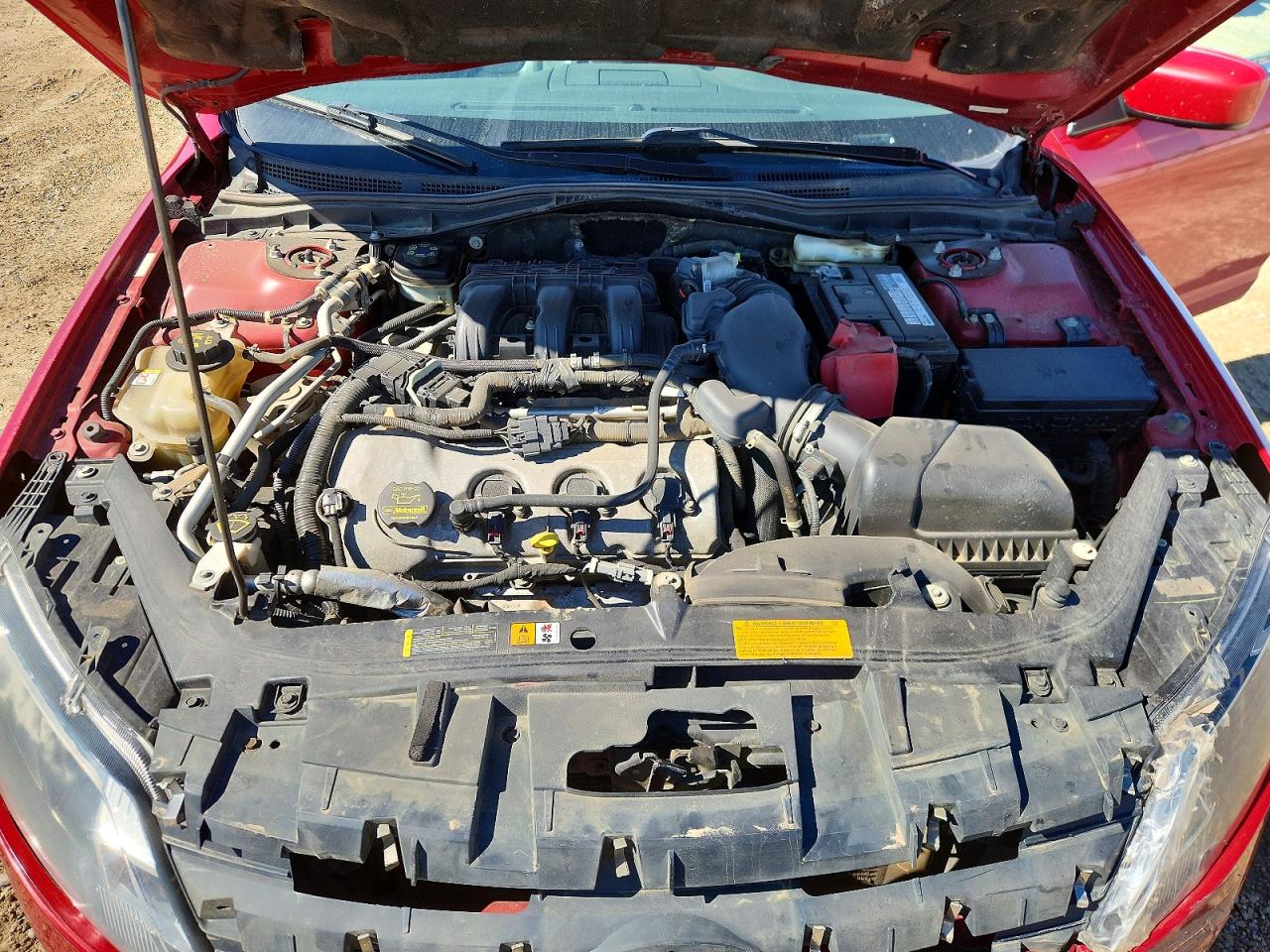 2010 Ford Fusion Sport Red vin: 3FAHP0DC1AR170815