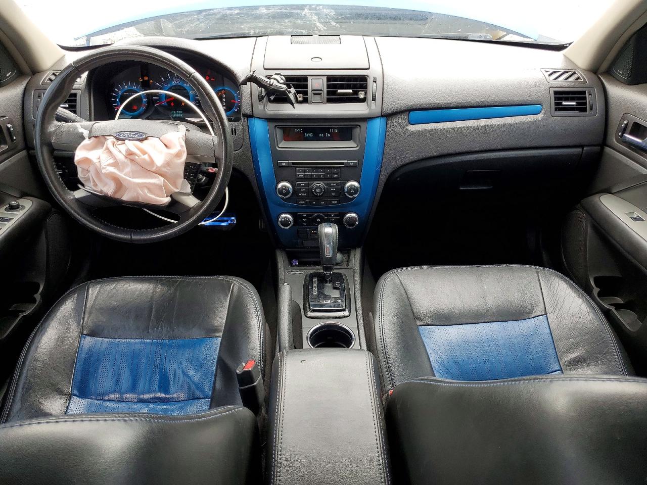 2011 Ford Fusion Sport Blue vin: 3FAHP0DC1BR201322