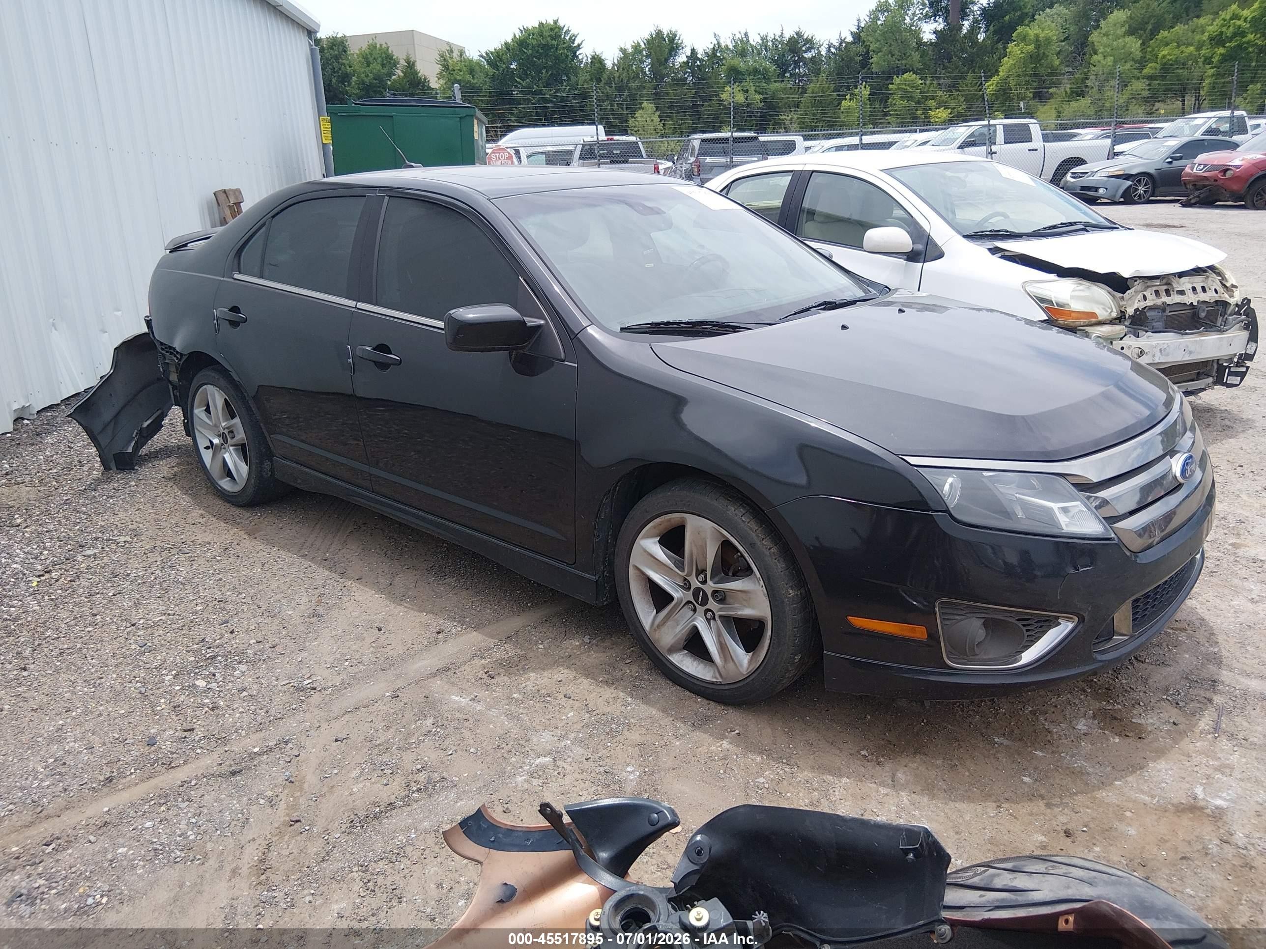 2011 Ford Fusion Sport Black vin: 3FAHP0DC4BR250420