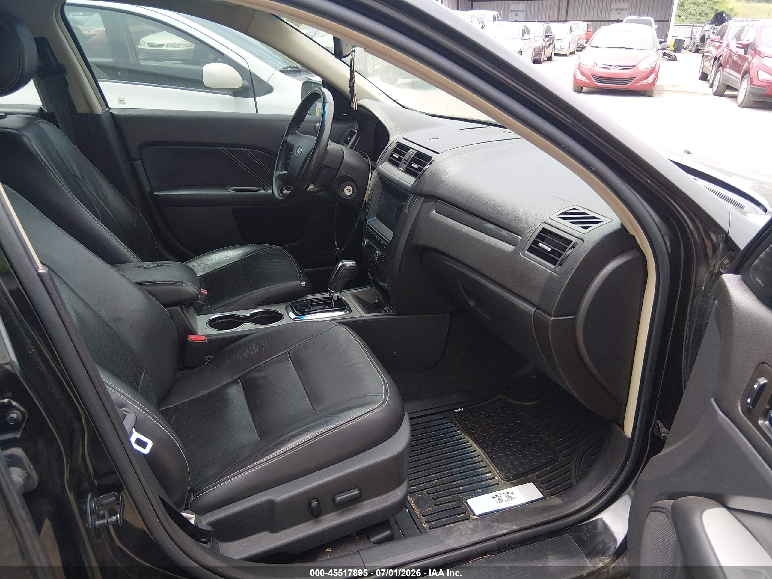 2011 Ford Fusion Sport Черный vin: 3FAHP0DC4BR250420