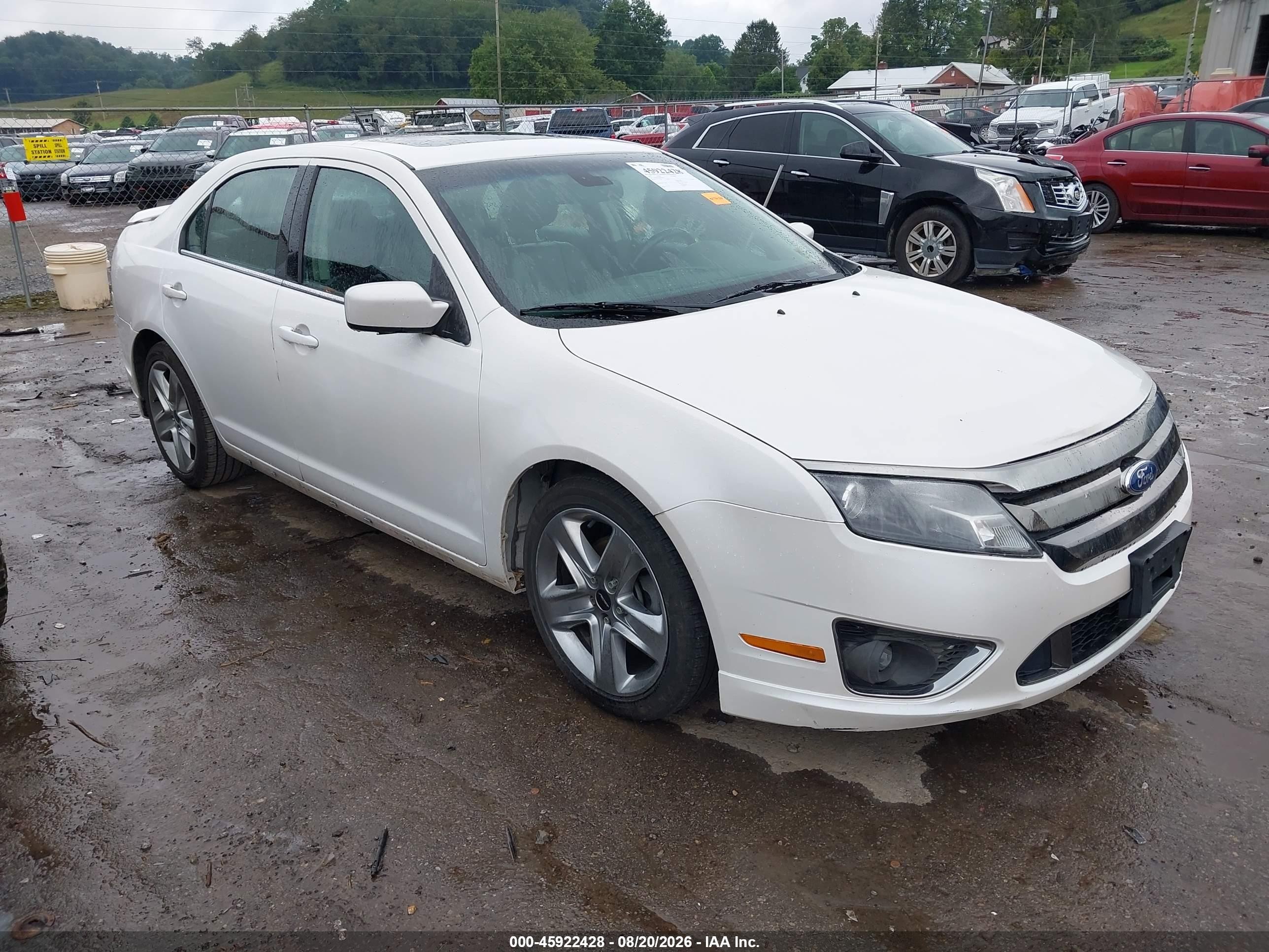 2011 Ford Fusion Sport White vin: 3FAHP0DC4BR307845