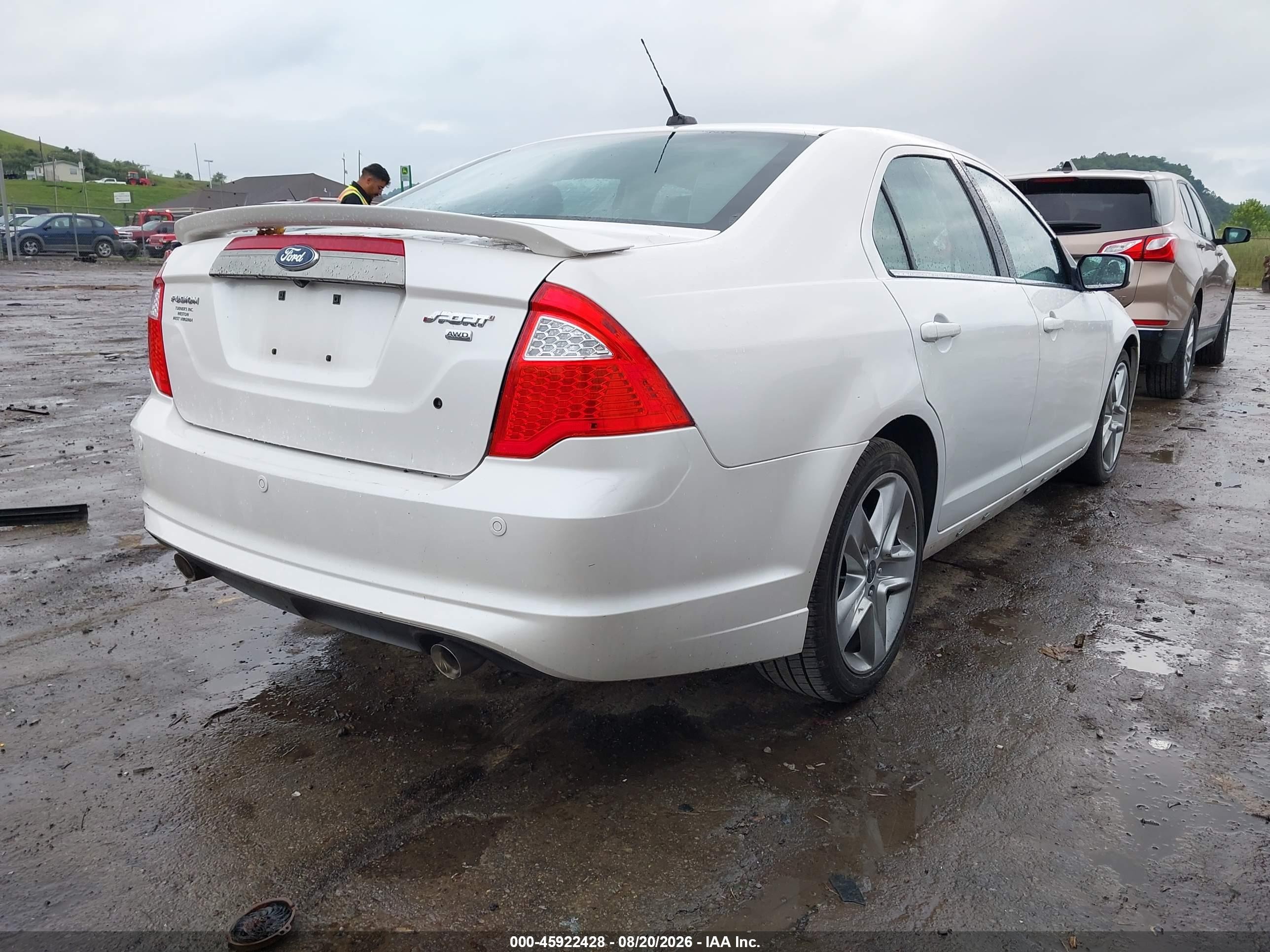 2011 Ford Fusion Sport White vin: 3FAHP0DC4BR307845
