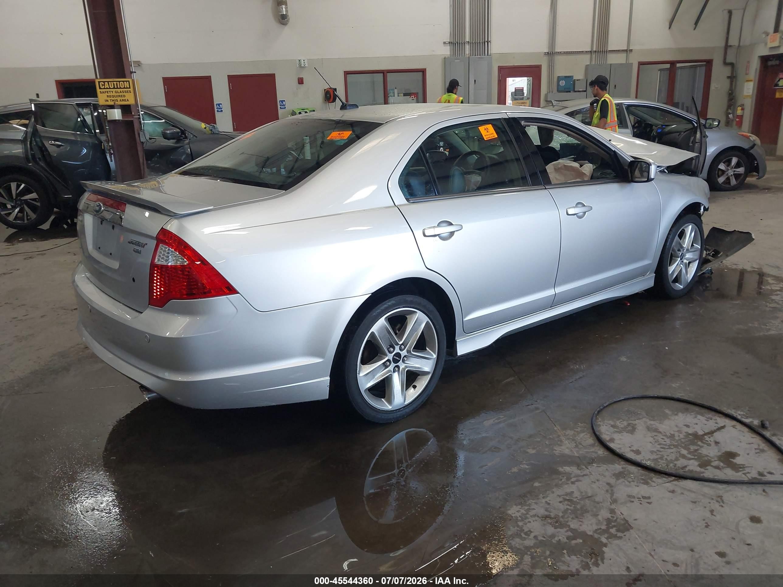 2011 Ford Fusion Sport Silver vin: 3FAHP0DC8BR261386