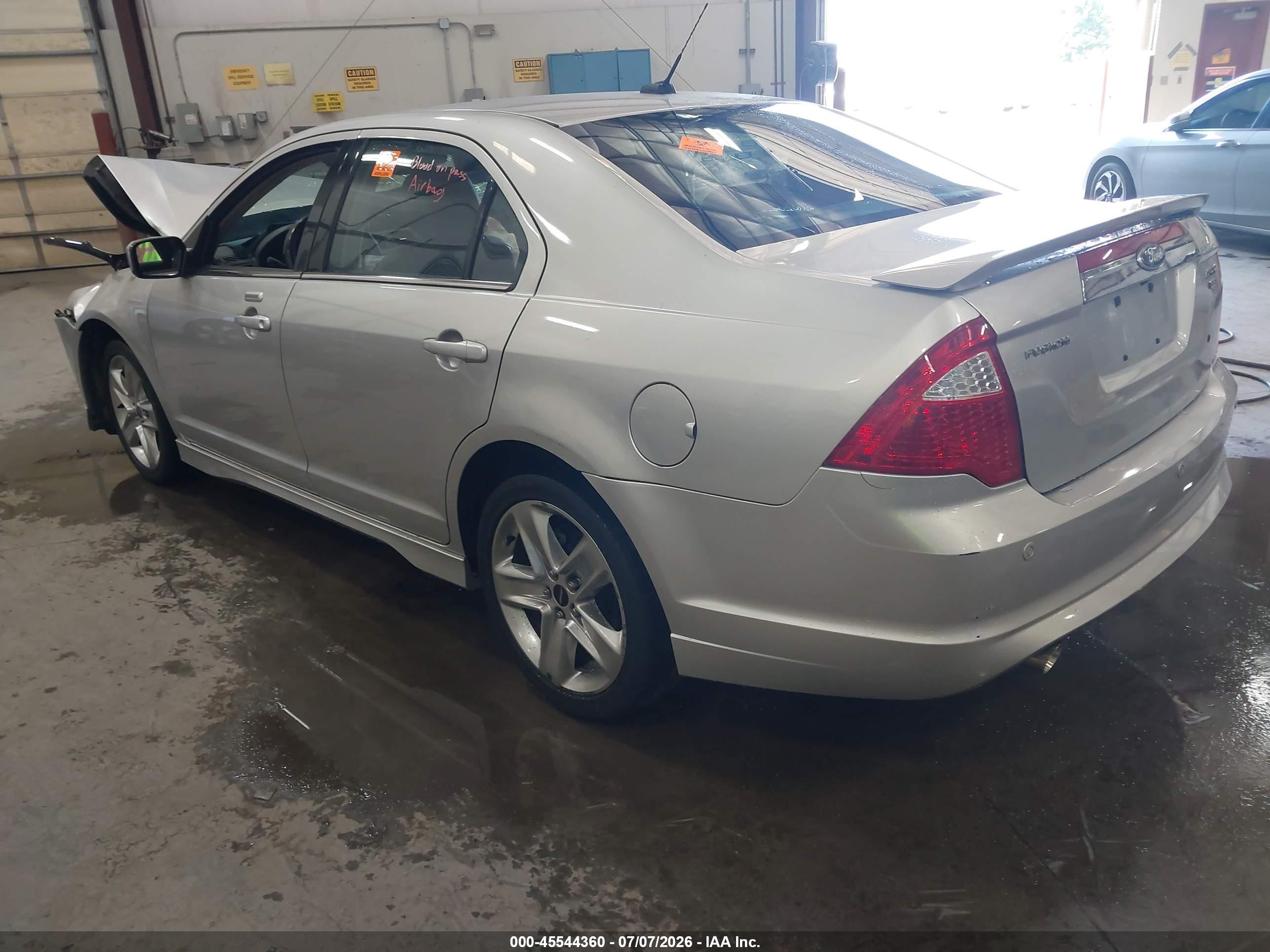 2011 Ford Fusion Sport Silver vin: 3FAHP0DC8BR261386