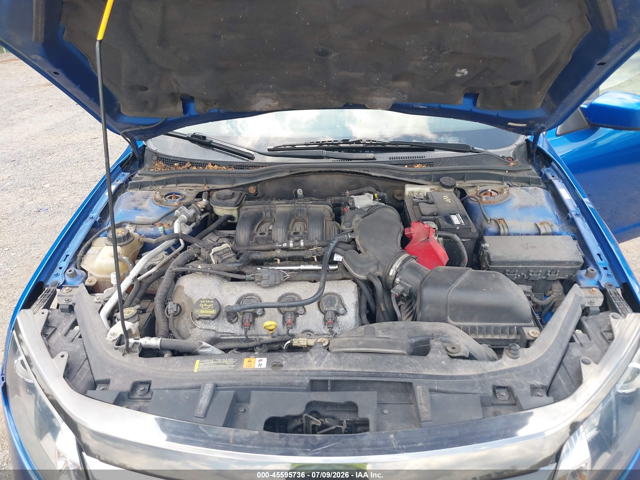 2012 Ford Fusion Sport Blue vin: 3FAHP0DC8CR268274