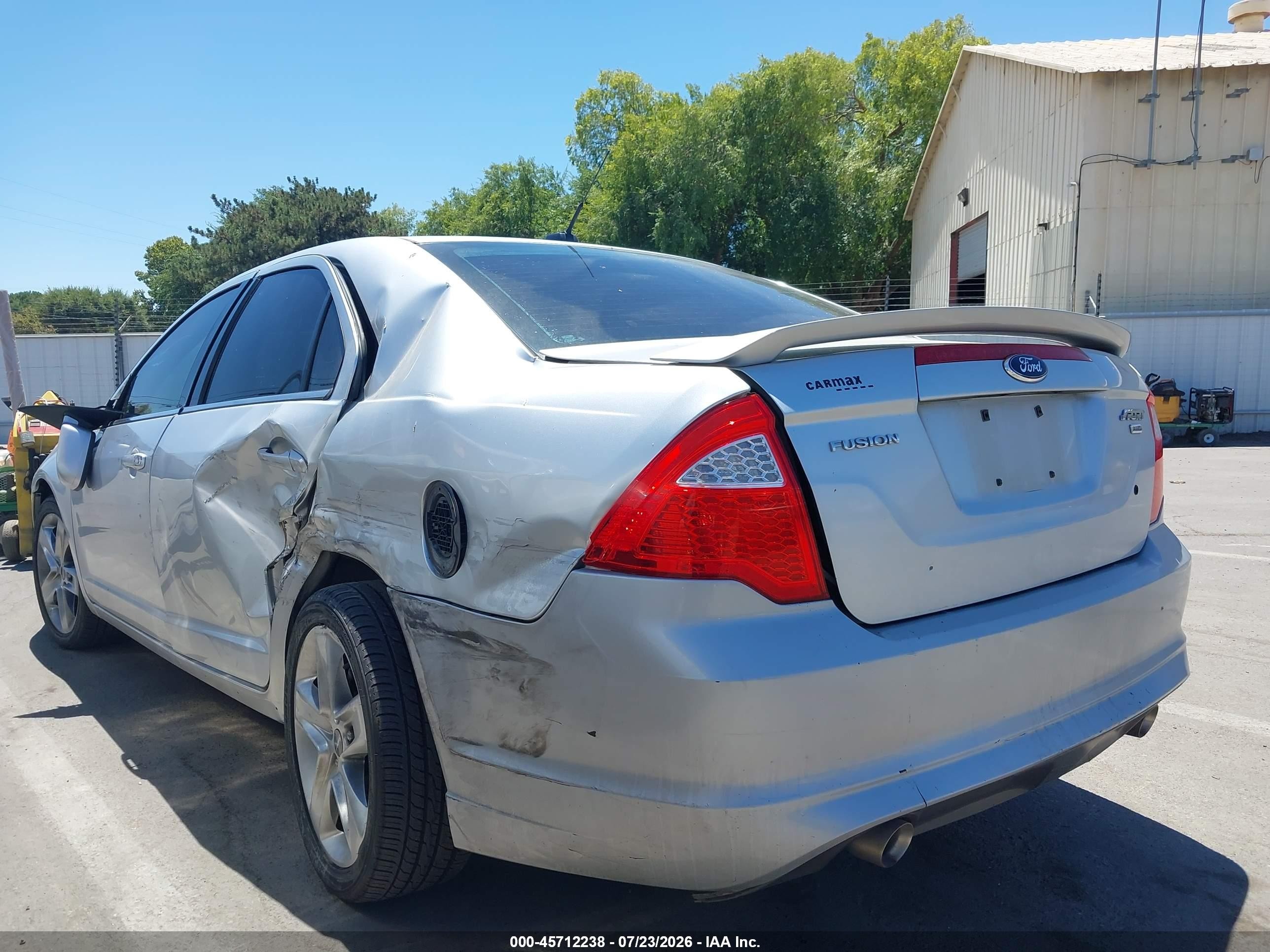 2012 Ford Fusion Sport Silver vin: 3FAHP0DC9CR251855