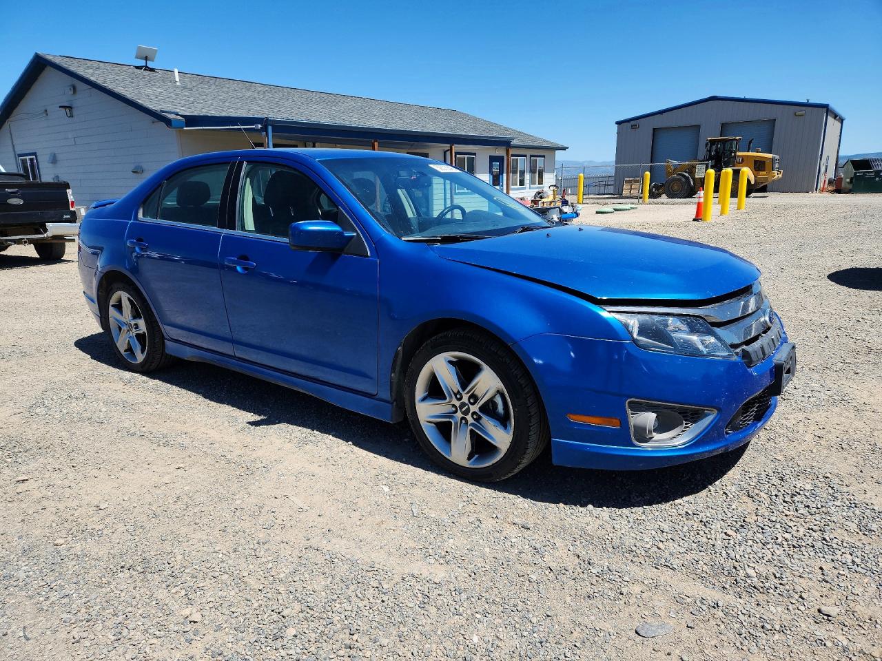 2011 Ford Fusion Sport Blue vin: 3FAHP0DCXBR235467