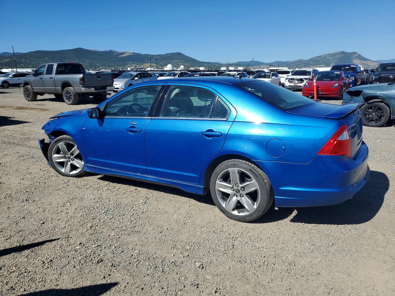 2011 Ford Fusion Sport Blue vin: 3FAHP0DCXBR235467
