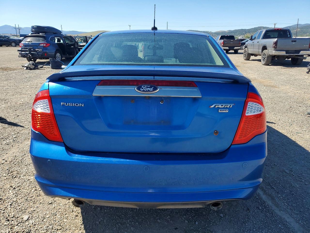 2011 Ford Fusion Sport Blue vin: 3FAHP0DCXBR235467