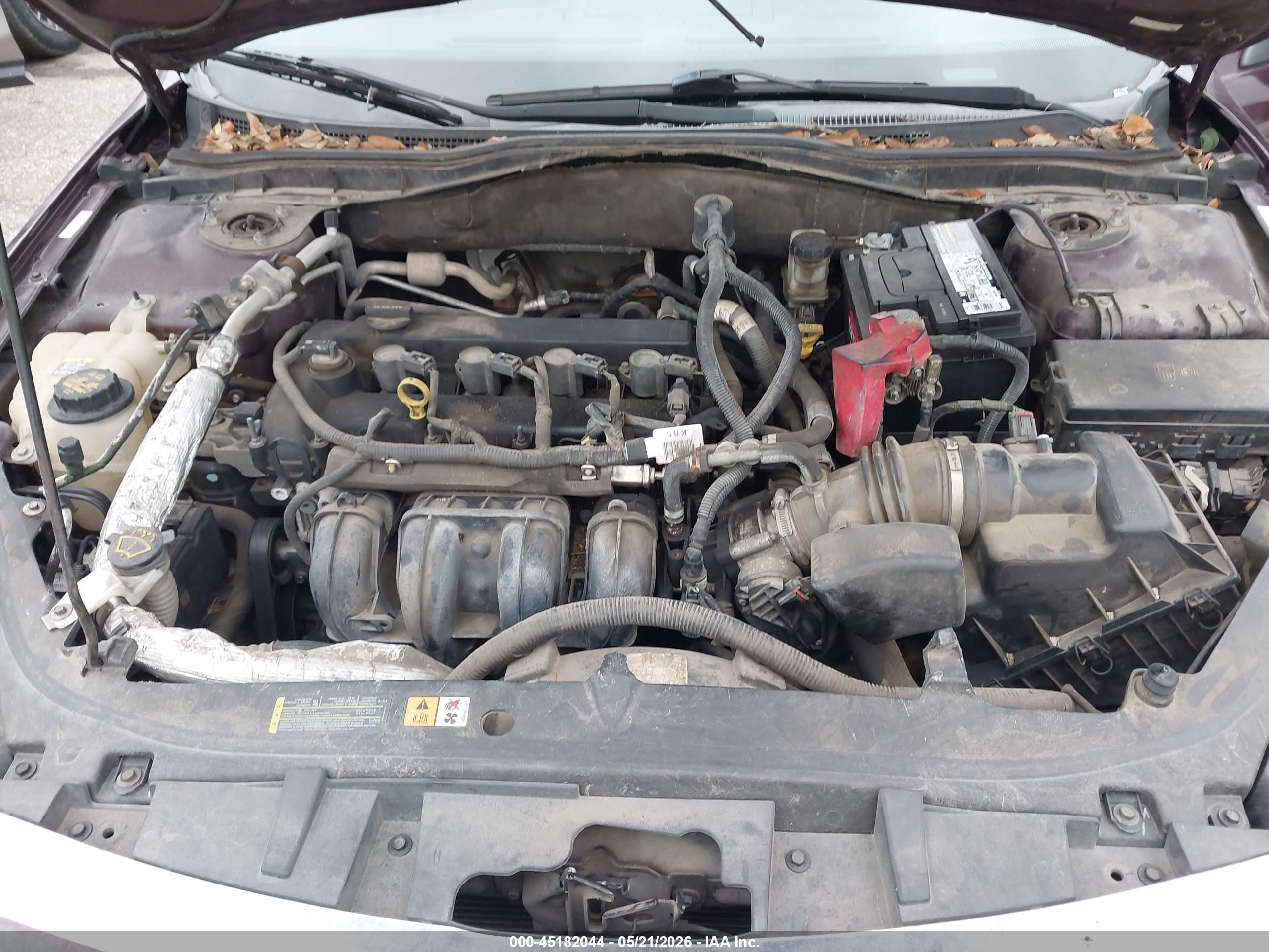 2011 Ford Fusion S Maroon vin: 3FAHP0GA0BR226819
