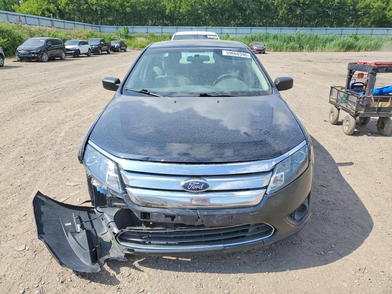 2012 Ford Fusion S Black vin: 3FAHP0GA0CR249194