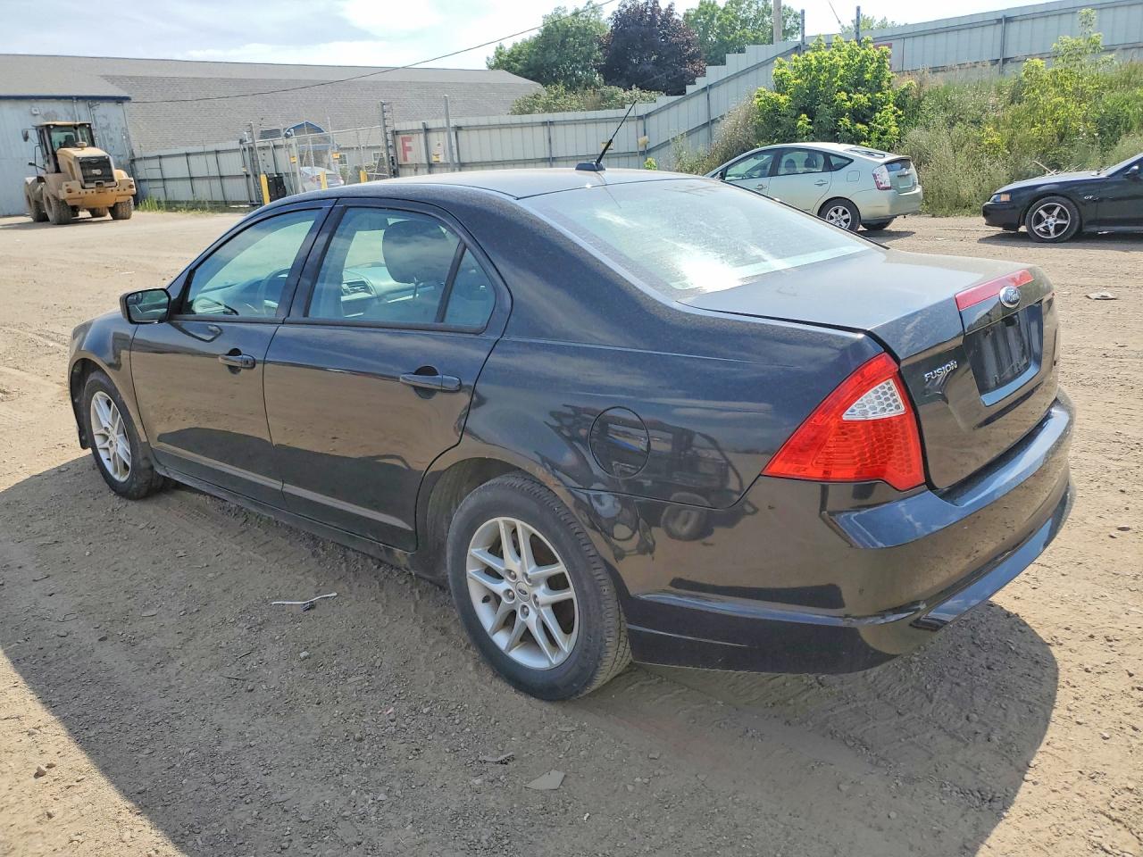 2012 Ford Fusion S Black vin: 3FAHP0GA0CR249194
