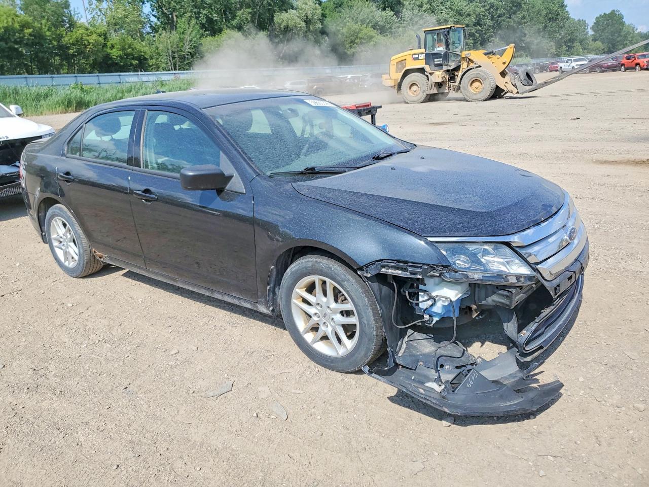 2012 Ford Fusion S Black vin: 3FAHP0GA0CR249194