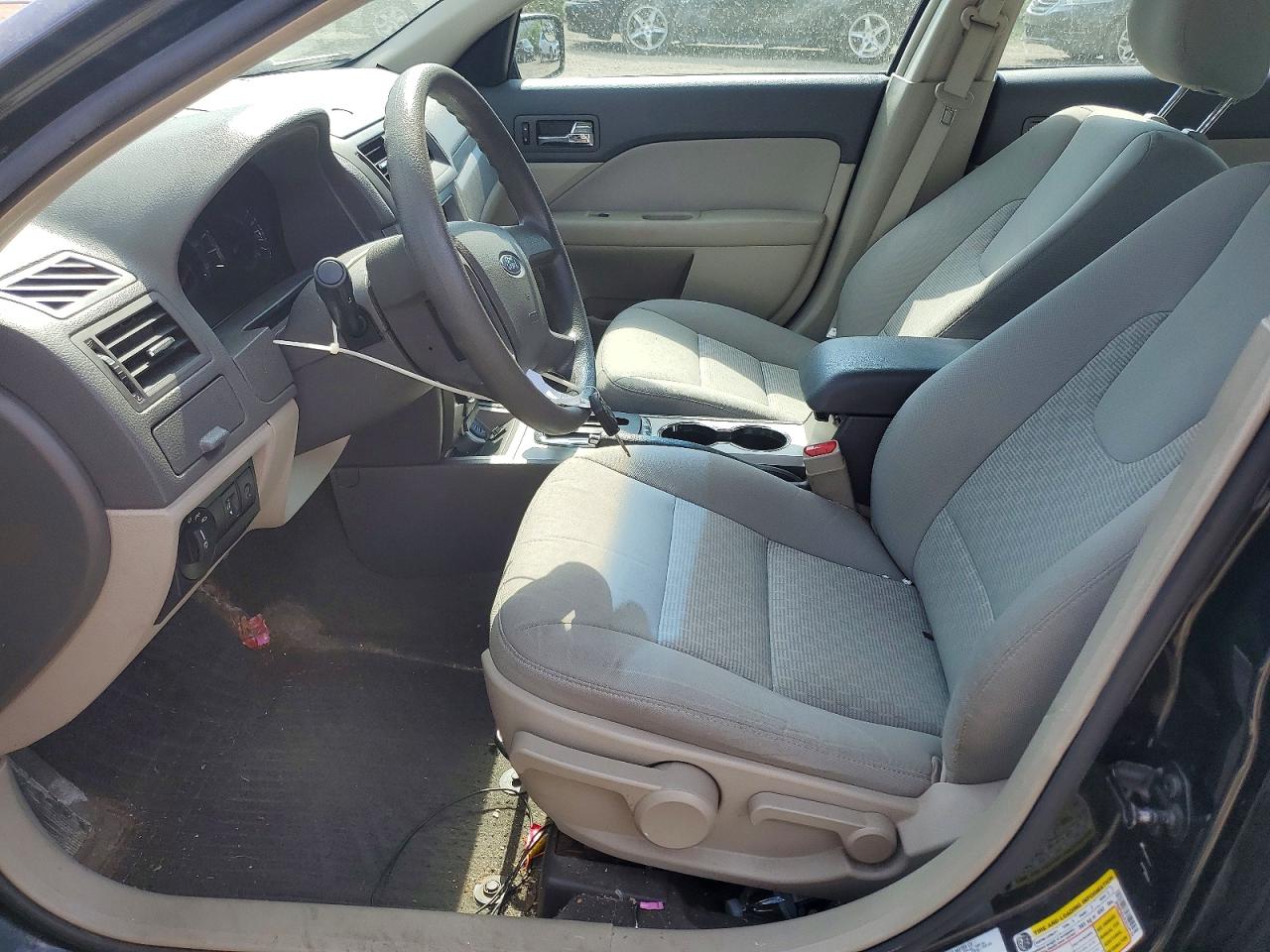 2012 Ford Fusion S Black vin: 3FAHP0GA0CR249194