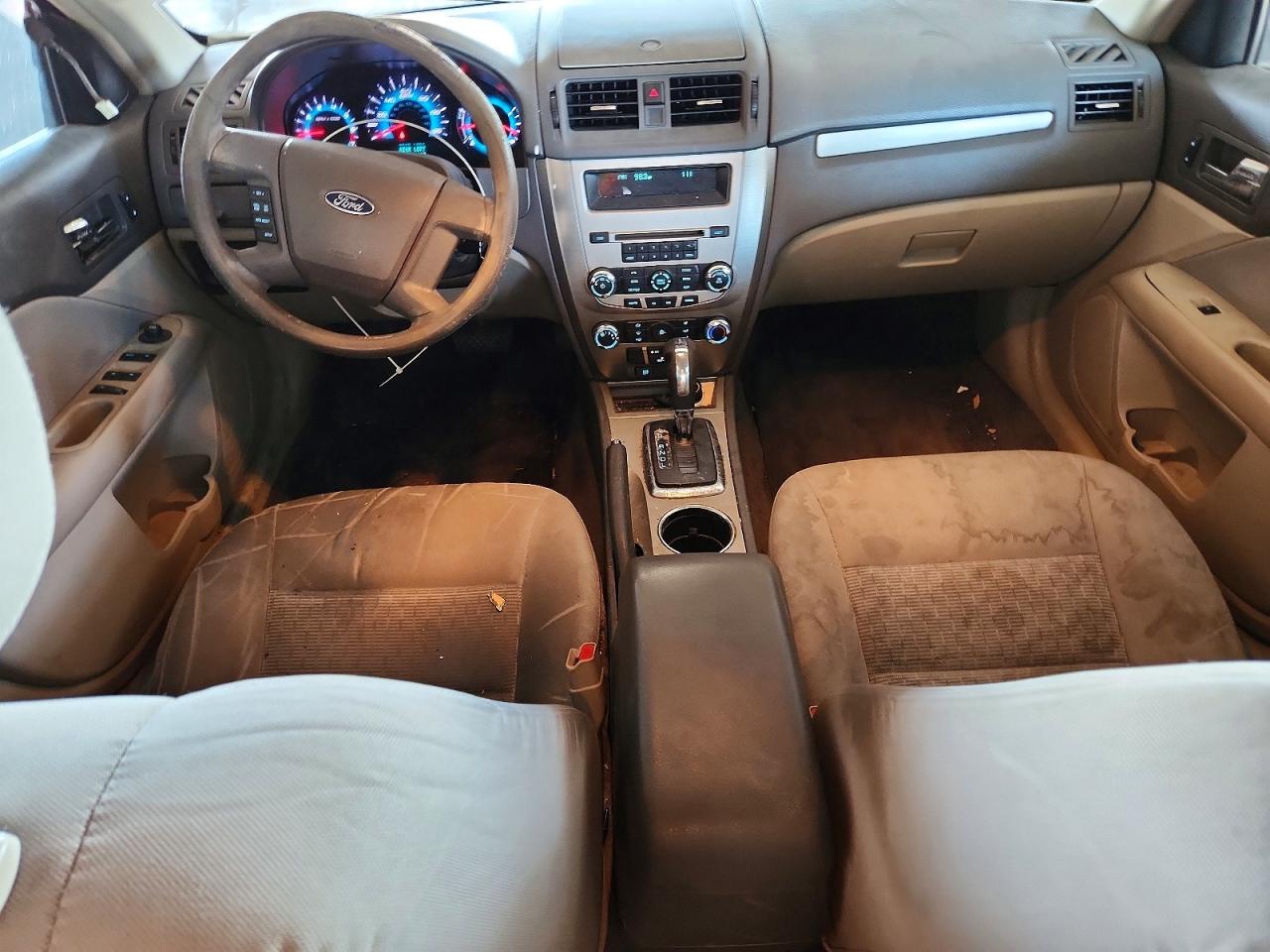2012 Ford Fusion S White vin: 3FAHP0GA1CR200036