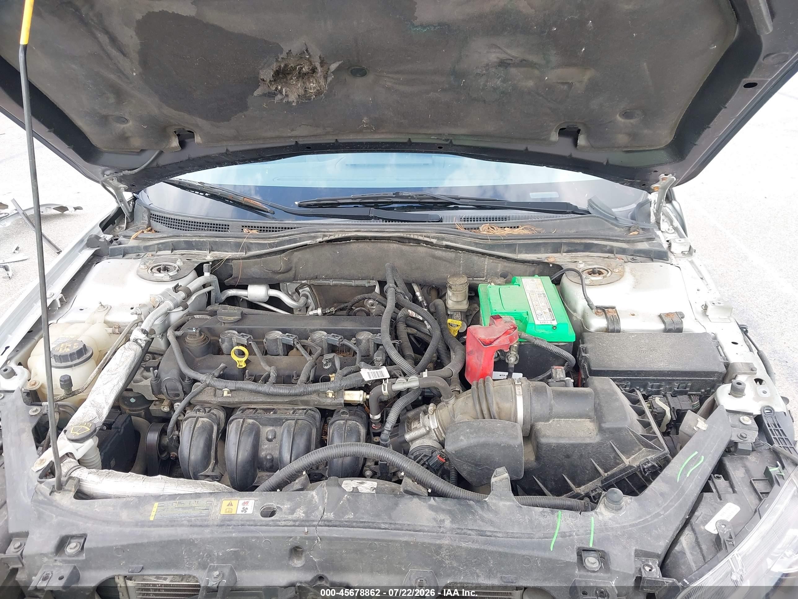2012 Ford Fusion S Silver vin: 3FAHP0GA2CR119059