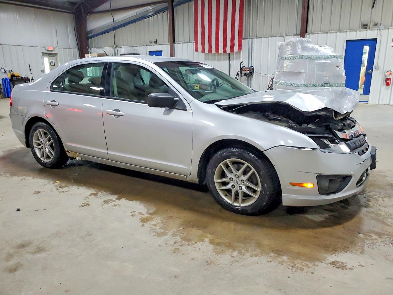 2012 Ford Fusion S Silver vin: 3FAHP0GA2CR184770
